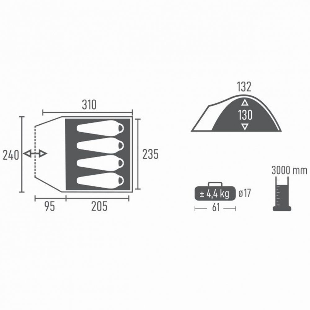 Xbase Outdoors Igluzelt ACAMP