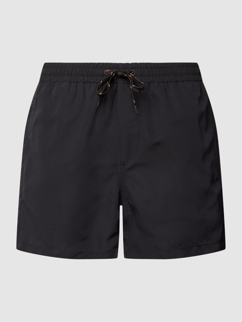 Badehose mit elastischem Bund Modell 'TED' in schwarz
