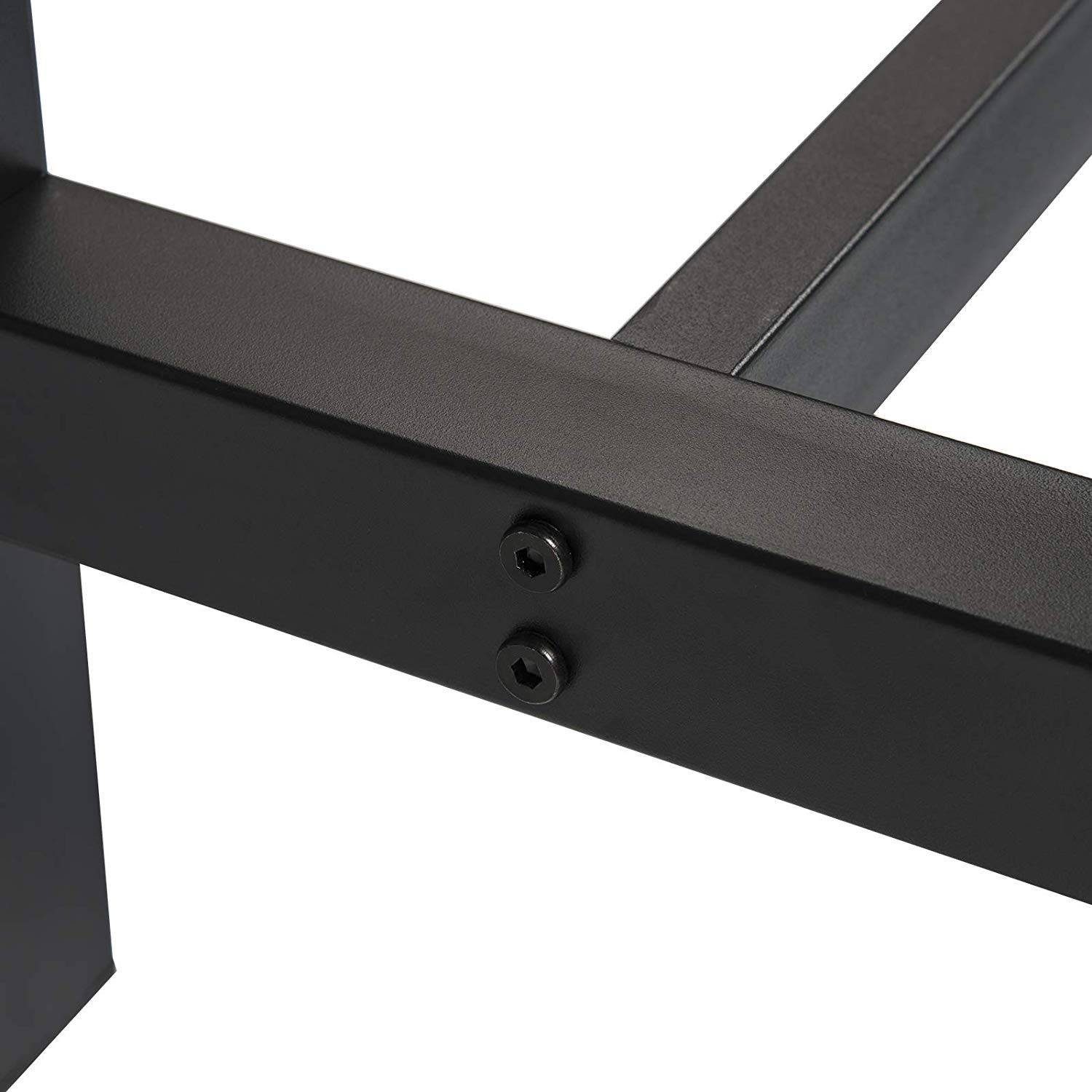 Woltu Bartisch (1-St), Metallgestell, Tischplatte aus MDF, 140x40x100cm