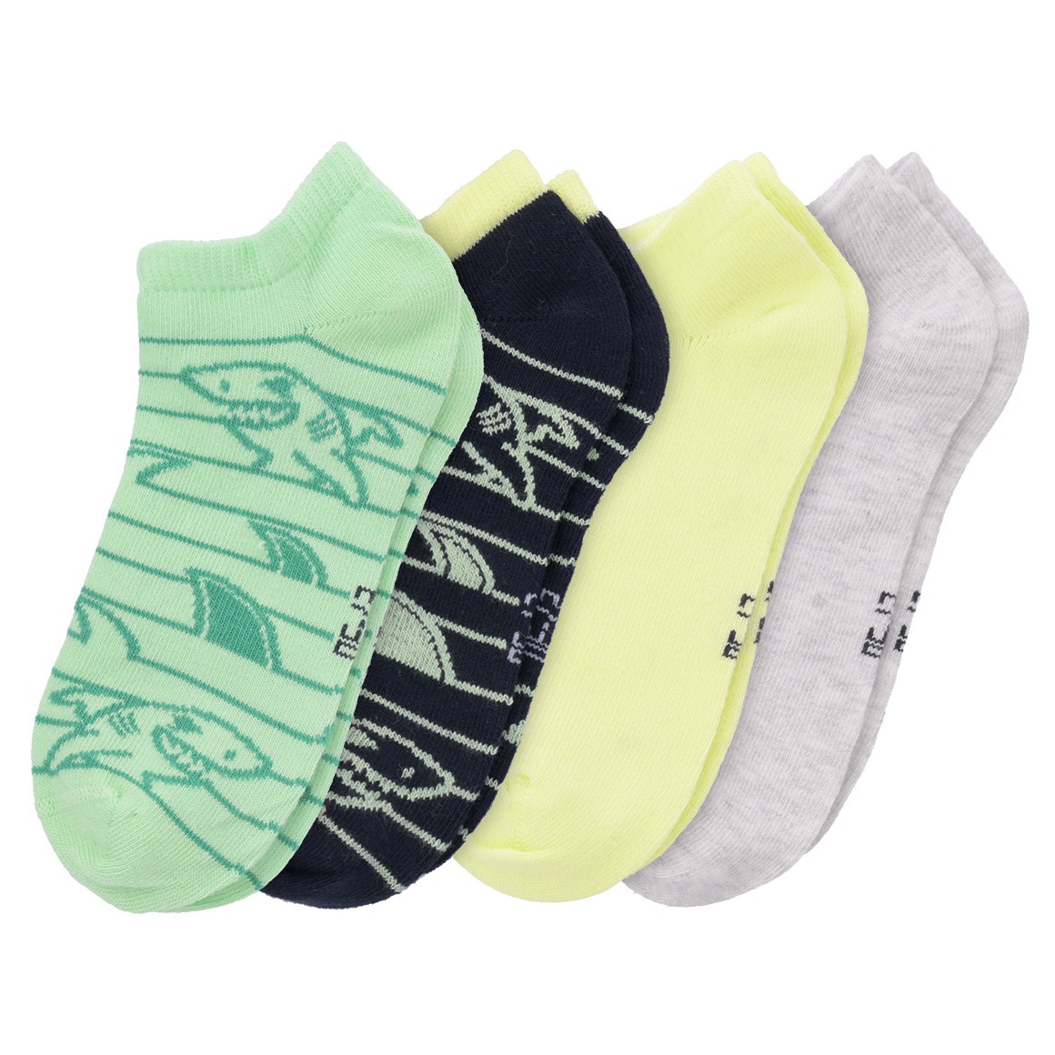 4 Paar Jungen Sneaker-Socken im Set