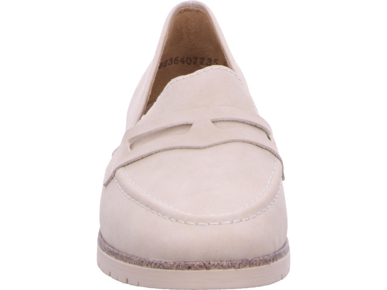 RIEKER Klassische Slipper beige