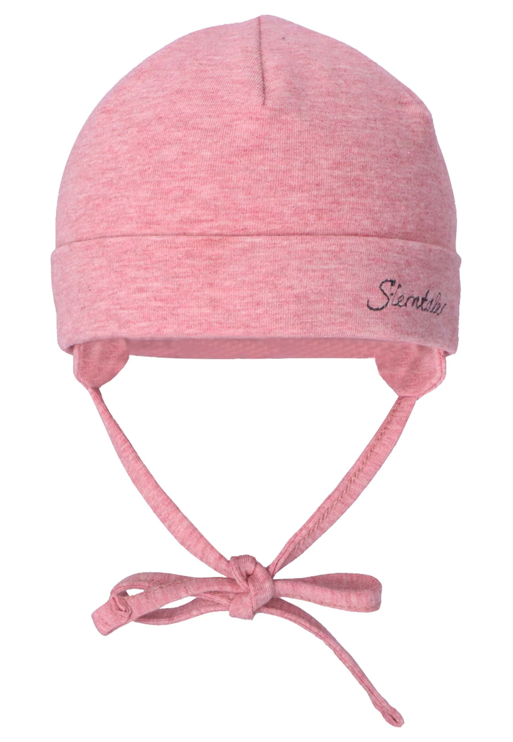 OCS Beanie aus Singlejersey Melange (Bio) Silber
