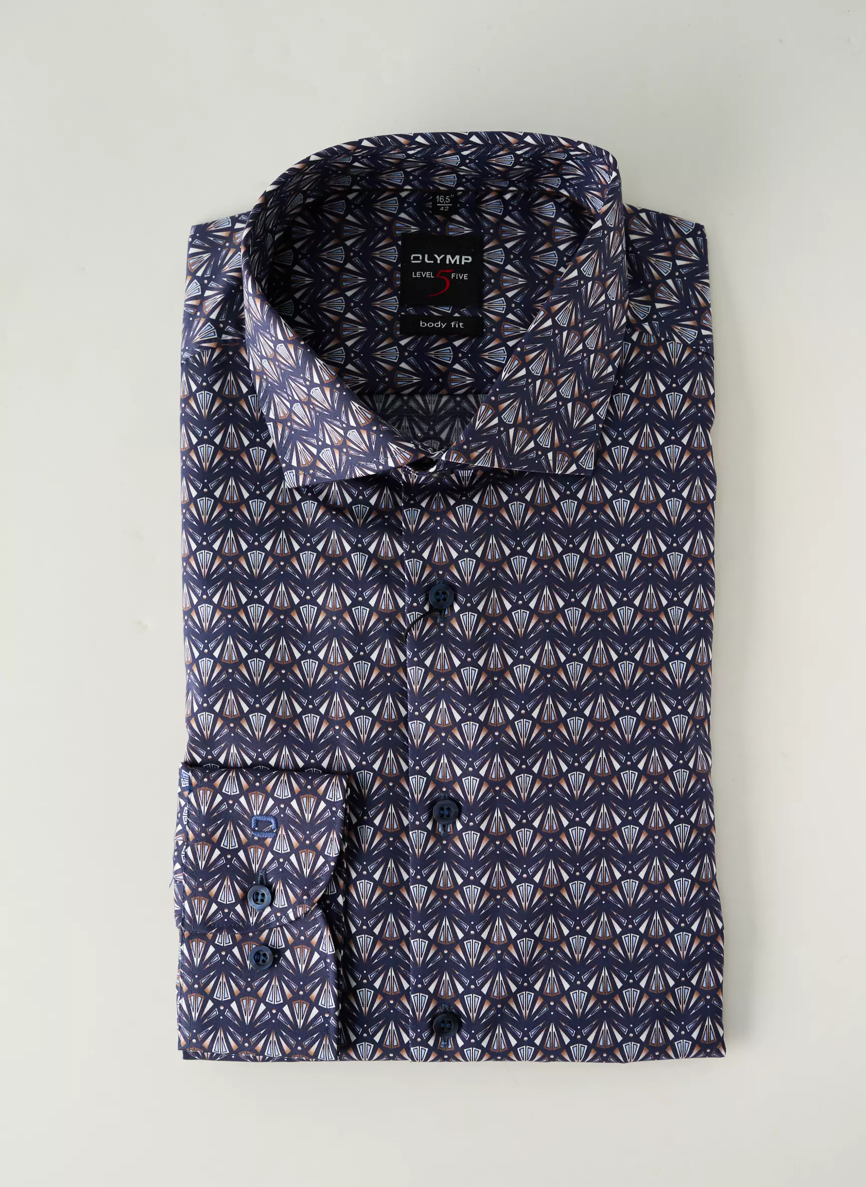Olymp Manches Longues Homme couleur bleu