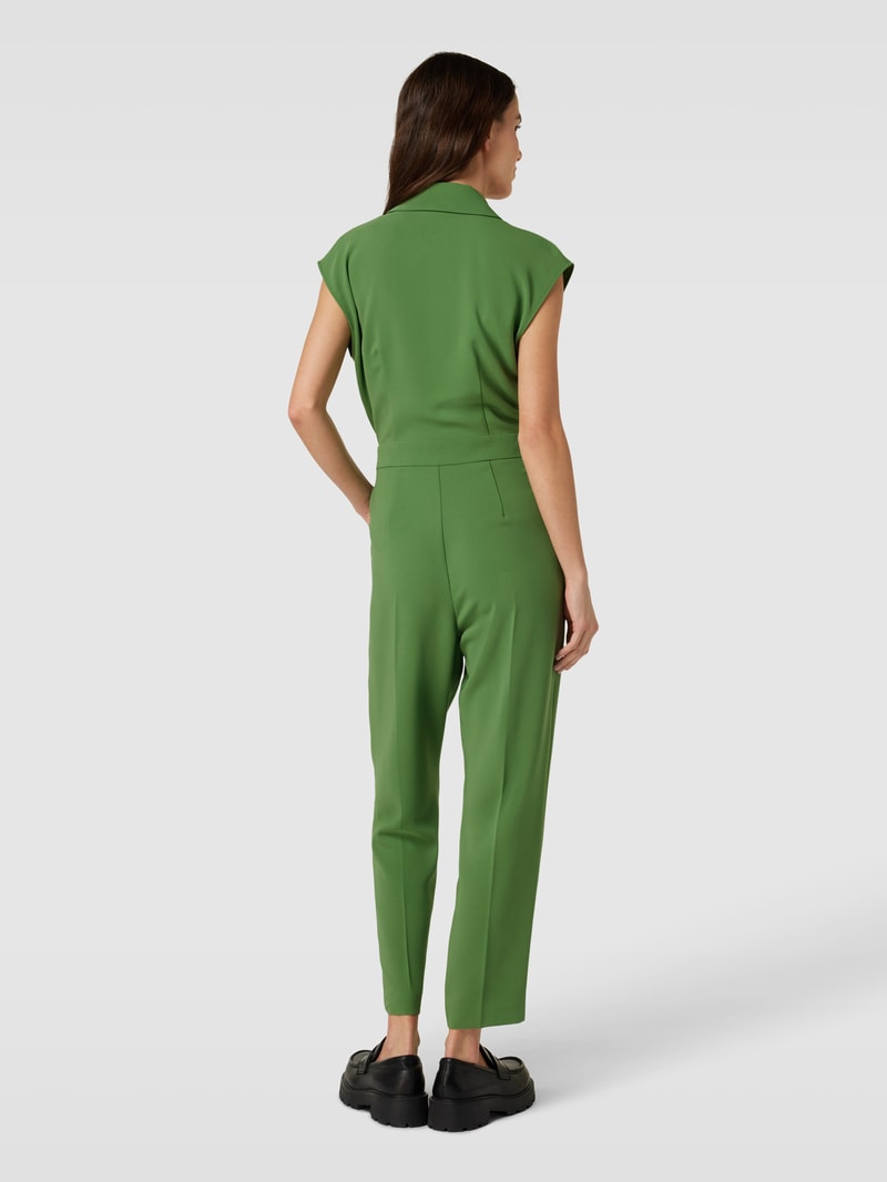 Jumpsuit mit Reverskragen Modell 'STORICO' in grün