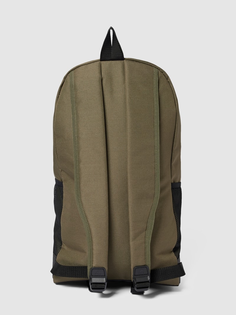 Rucksack mit Label-Print in olivgrün