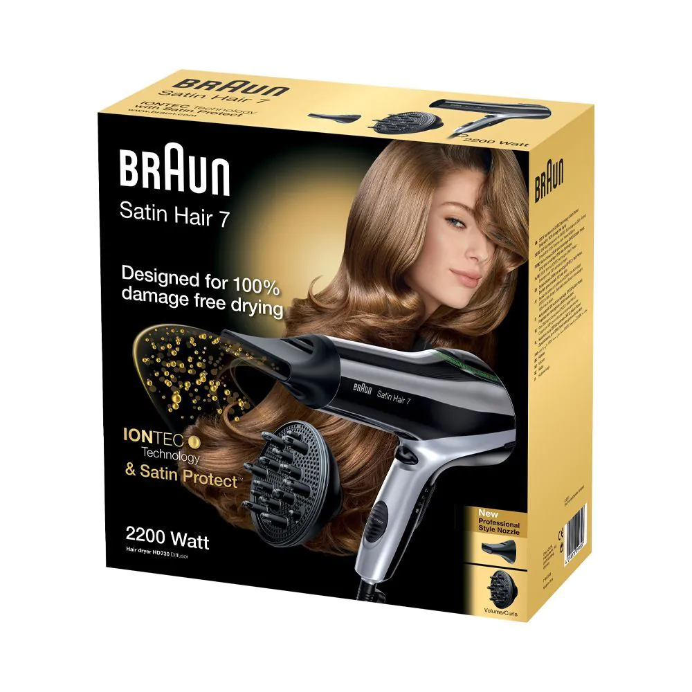 Στεγνωτήριο Braun Dc Brhd730E