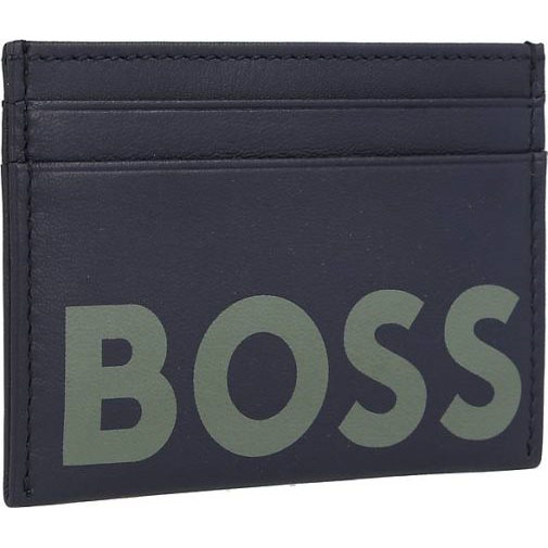 BOSS Big BL Kreditkartenetui RFID Schutz Leder 10 cm