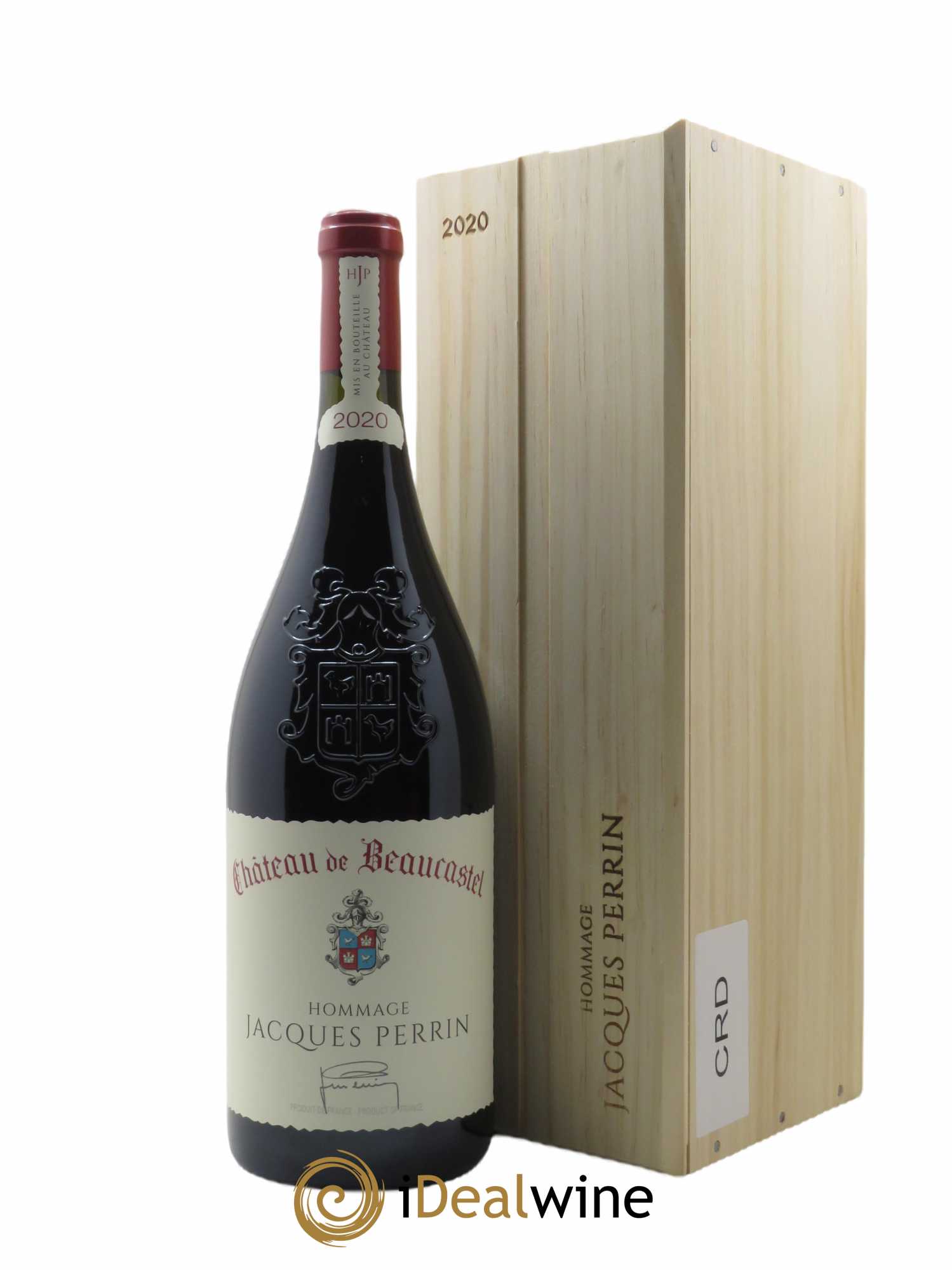 Châteauneuf-du-Pape Château de Château de Beaucastel Hommage à Jacques Perrin Famille Perrin  2020 - Lot de 1 Magnum