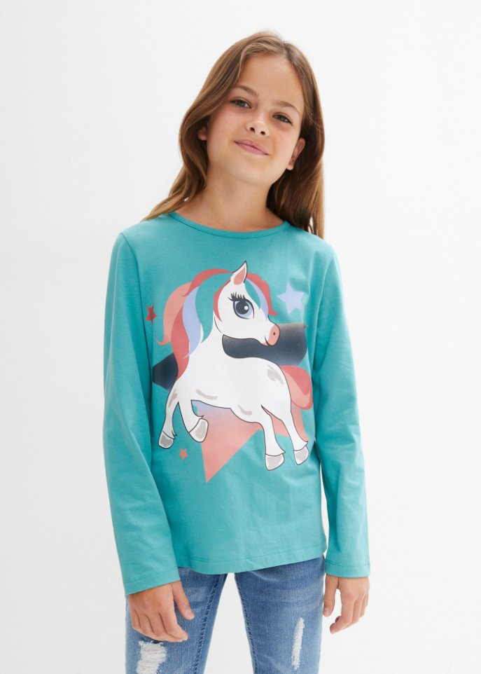 Mädchen Langarmshirt (2er Pack)