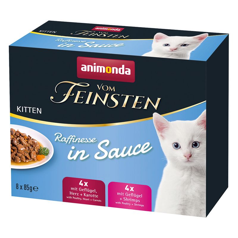 Mixpaket animonda vom Feinsten Kitten Raffinesse in Sauce | bitiba