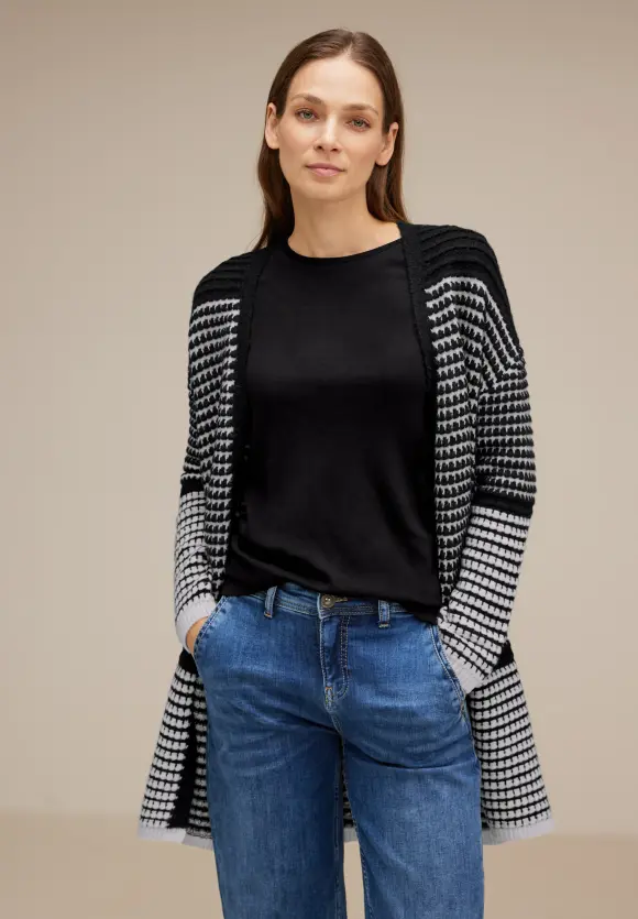 Street One Langer Strickcardigan