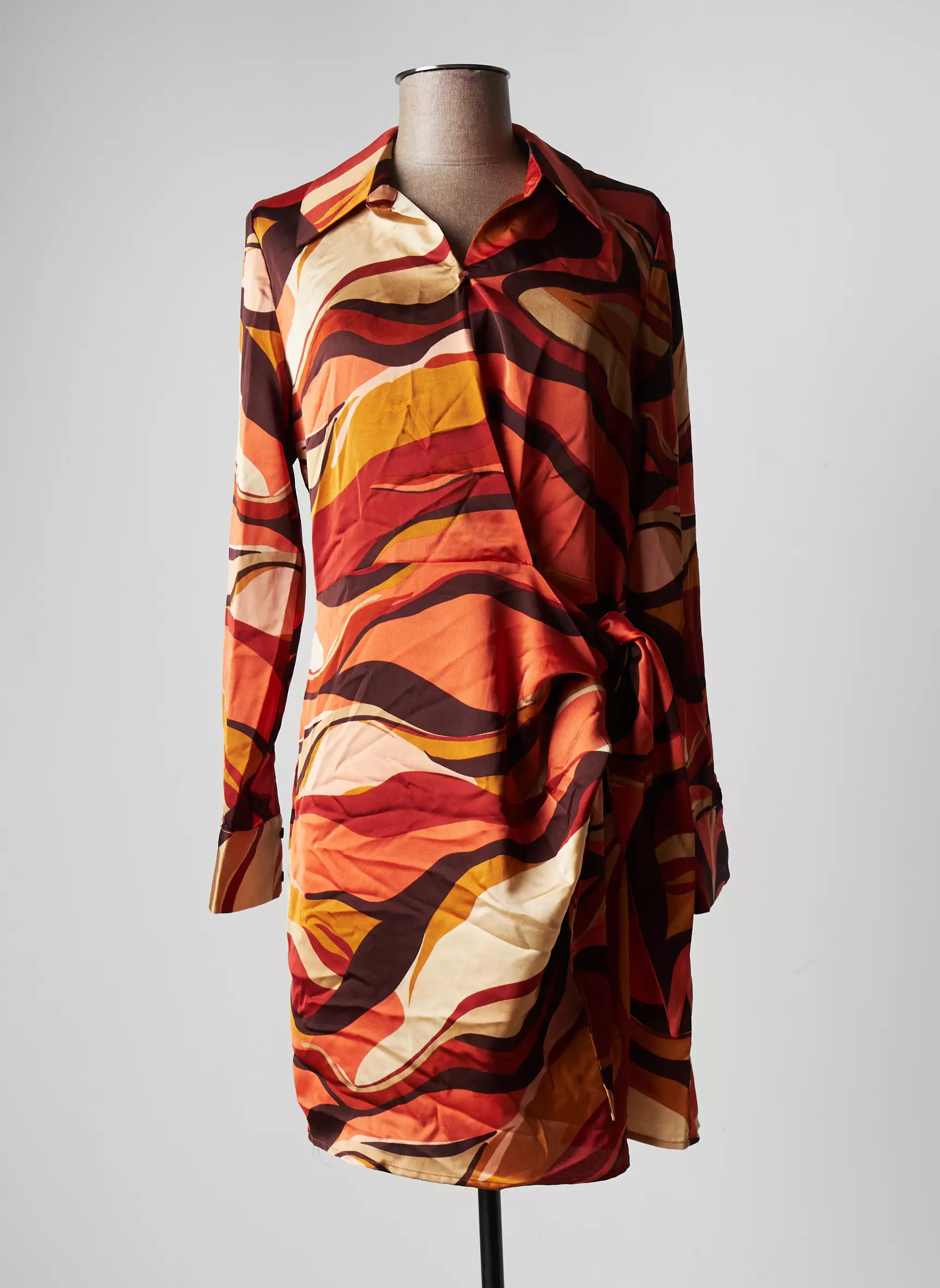 See U Soon Robes Courtes Femme couleur orange