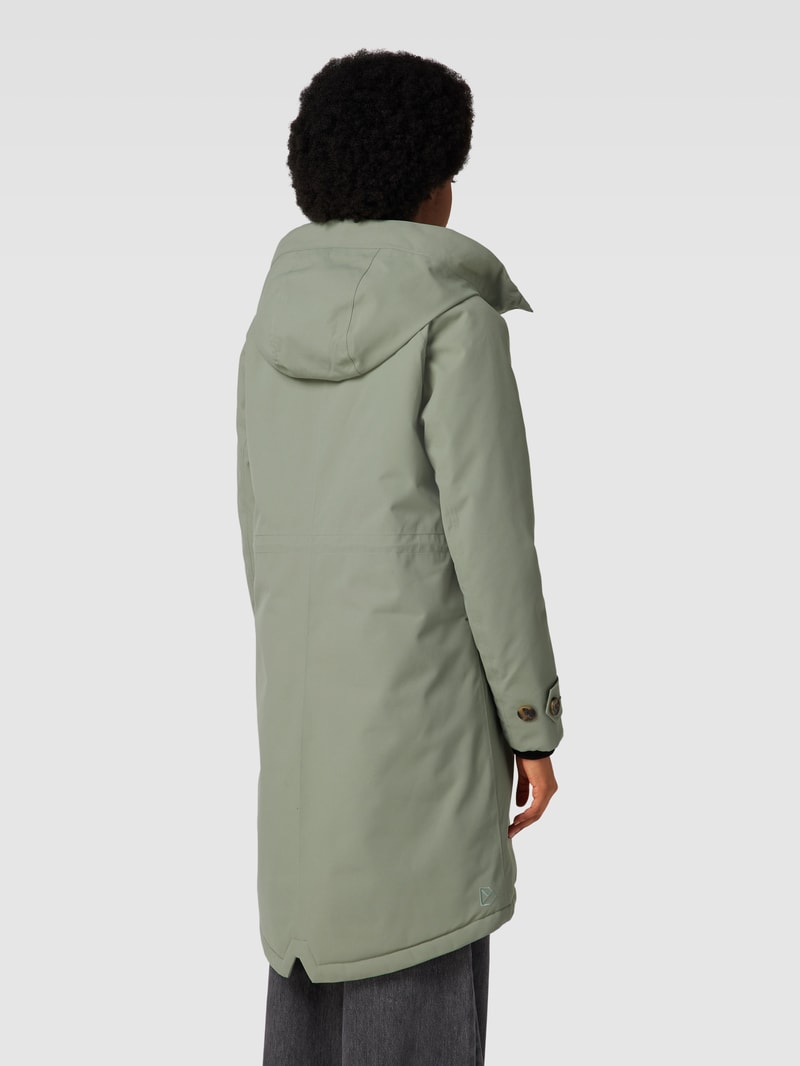Parka mit Kapuze Modell 'LUNA' in schilf