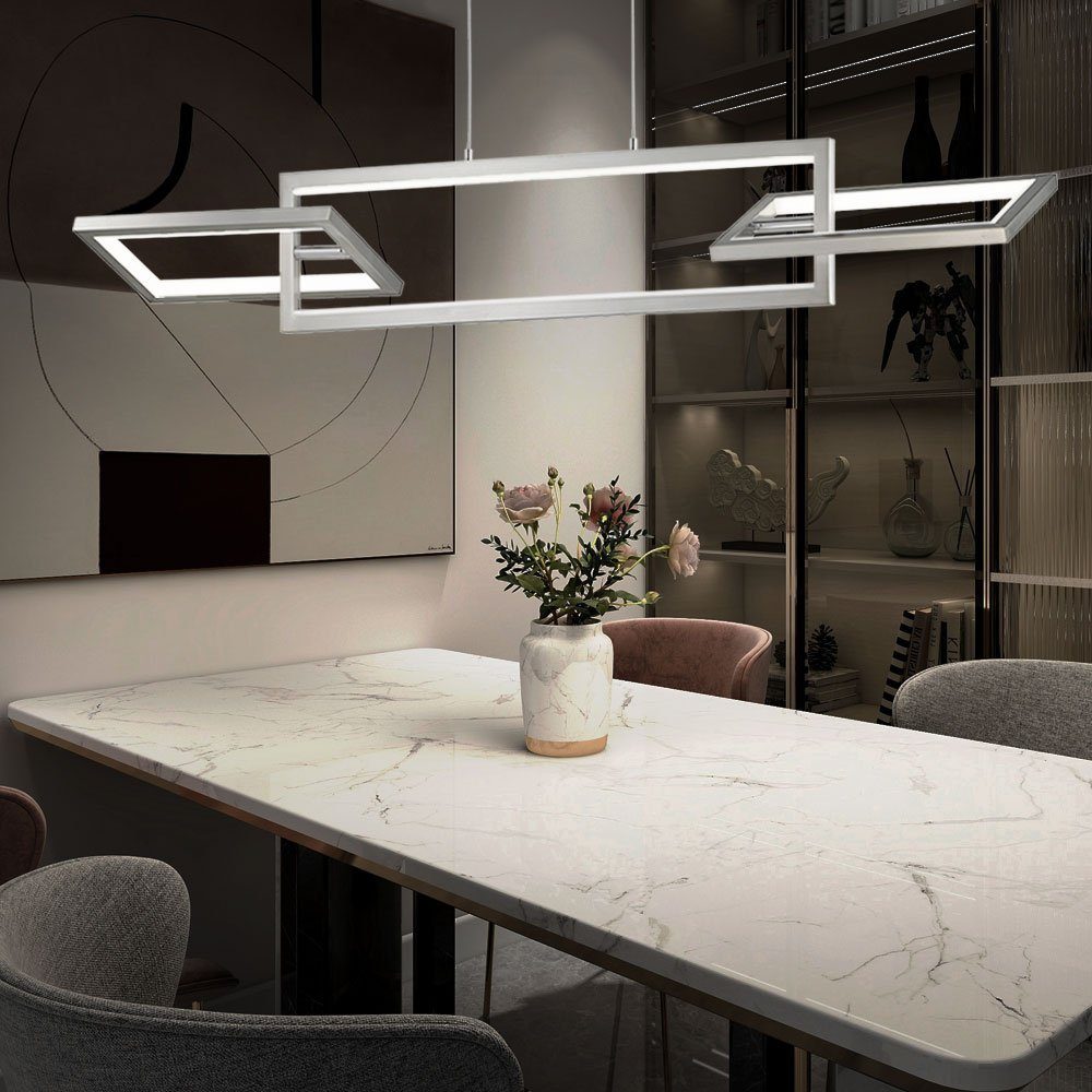 etc-shop LED Pendelleuchte, Leuchtmittel inklusive, Warmweiß, Pendelleuchte Hängelampe Wohnzimmer Designlampe