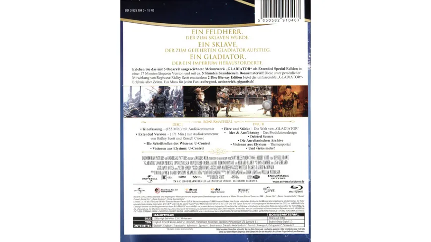Gladiator - 10th Anniversary Edition - Jahr100Film  [2 BRs]