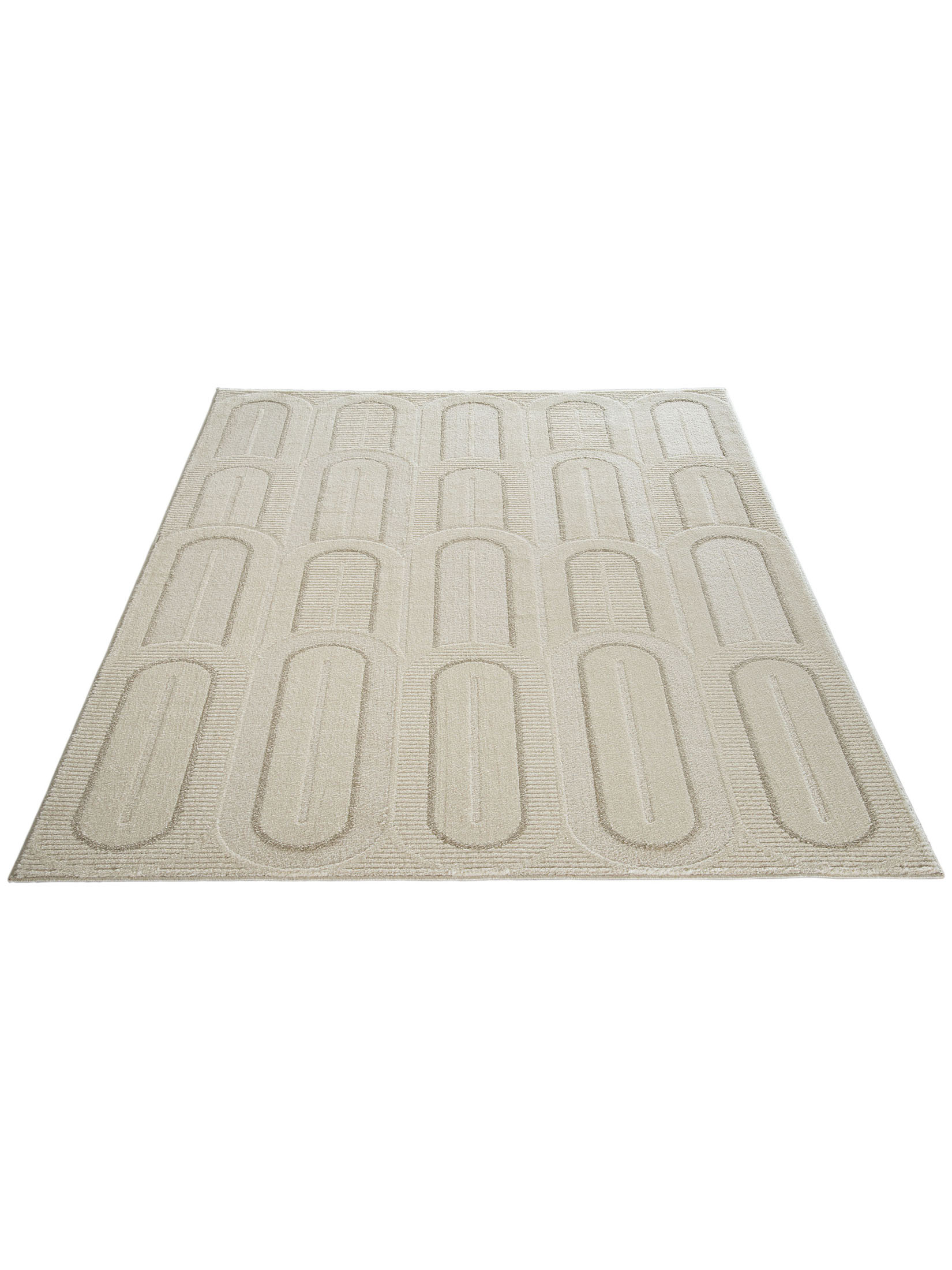Arc Moderner Teppich, Offwhite