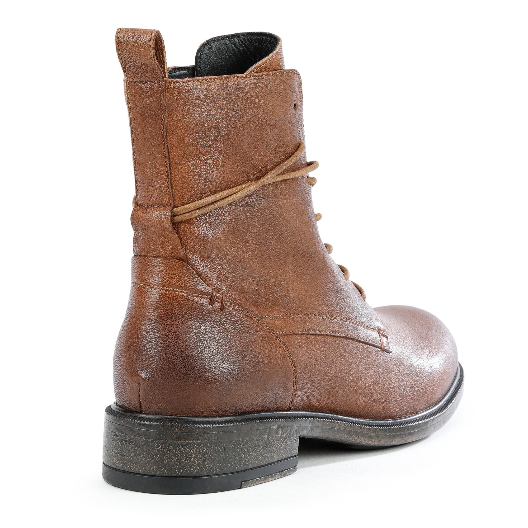 Boots lacets Catria dessus cuir