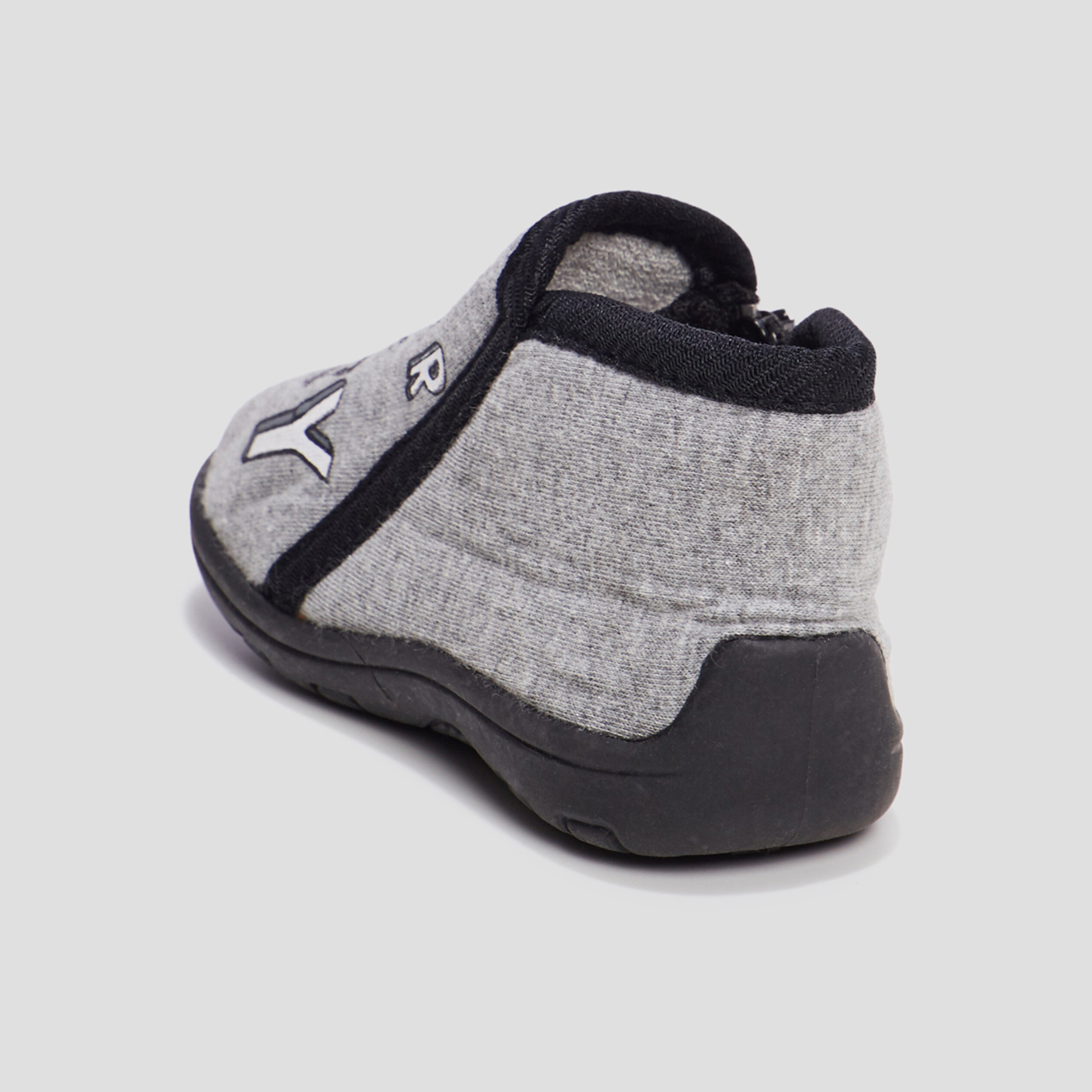 Chaussons bottillons gris bébé garçon | La Halle