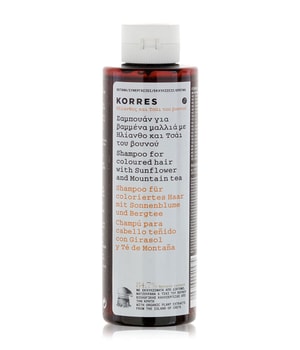 KORRES Sunflower & Mountain Tea Shampoo für coloriertes Haar Haarshampoo 250 ml