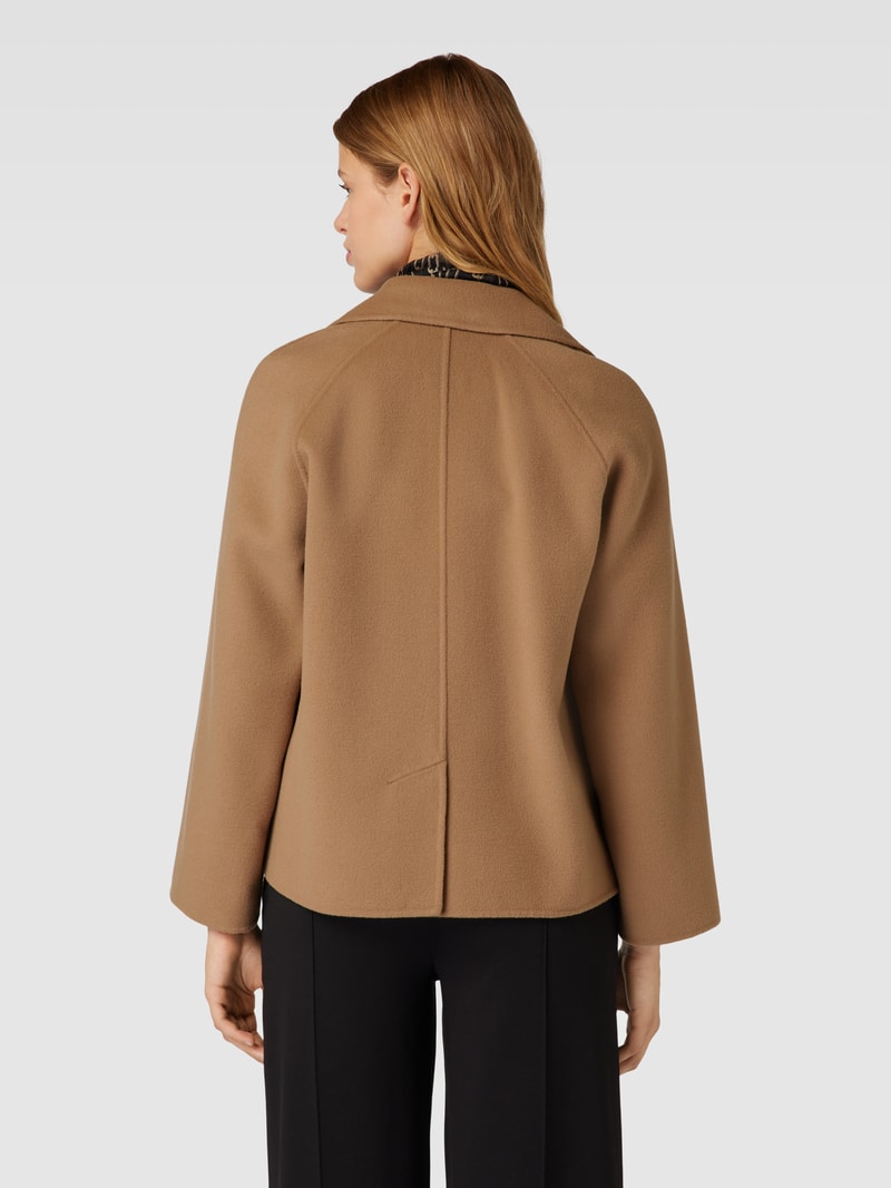 Jacke mit Reverskragen Modell 'MINOSSE' in camel