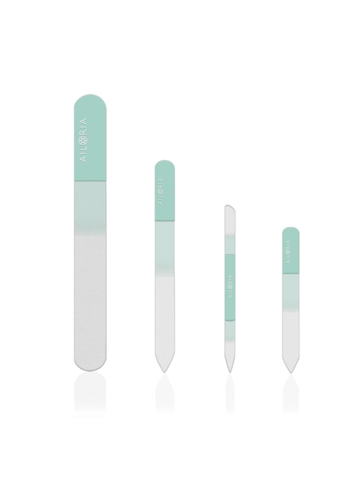 Ailoria CONTOUR PRIME Glas-Nagelfeilenset in Mint günstig kaufen onesize