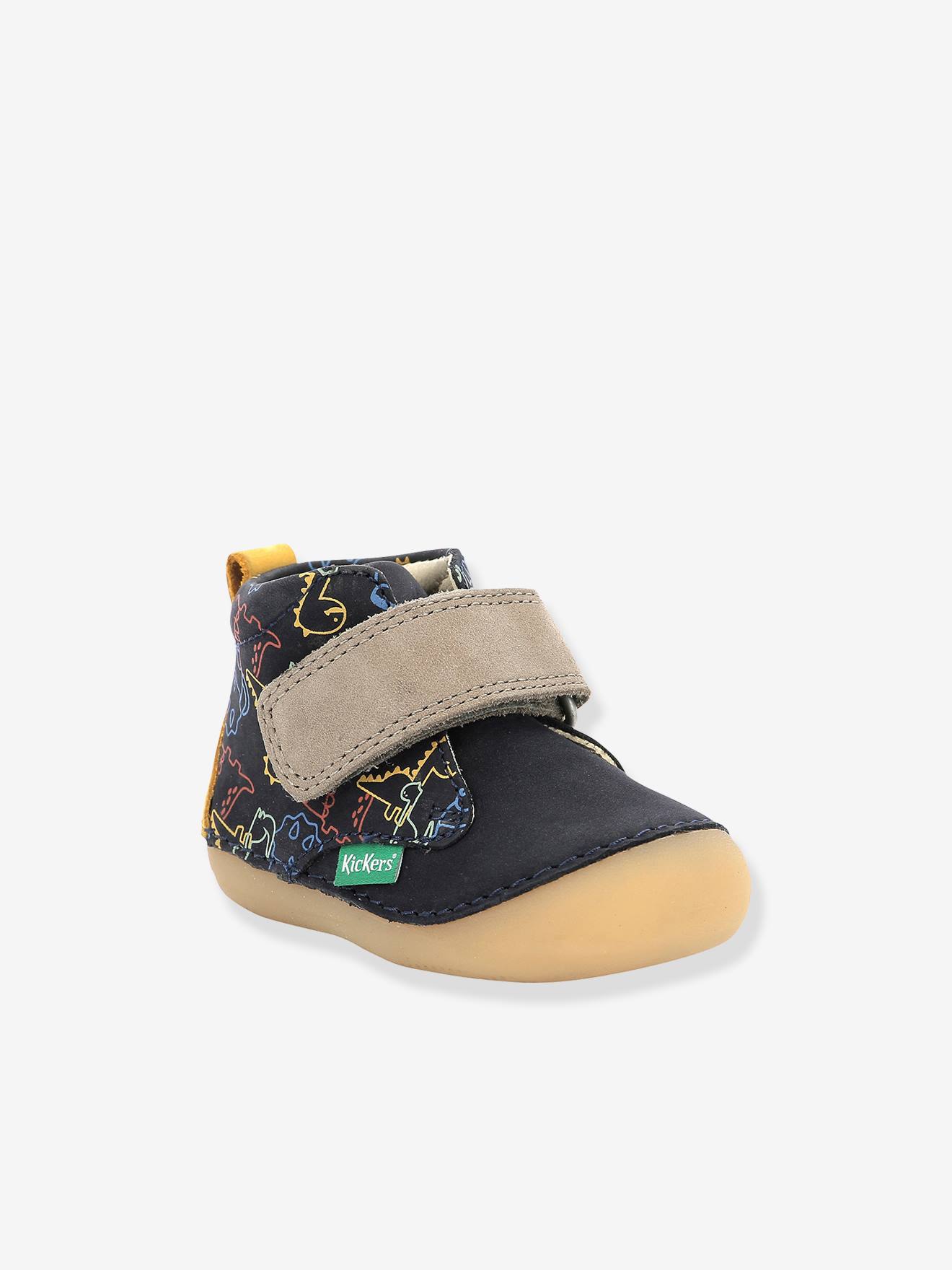 Bottillons cuir bébé garçon Sabio KICKERS® 1ers pas camel