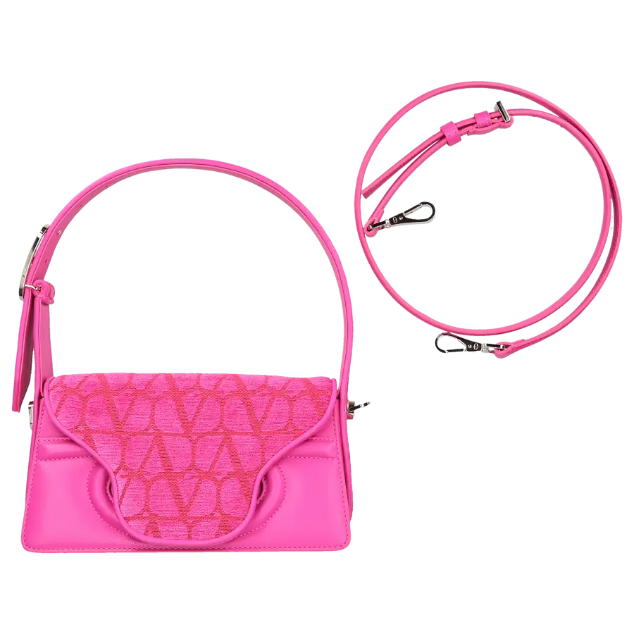 Valentino Garavani - Handtasche LA PETITE DEUXIEME Ziegenleder - pink