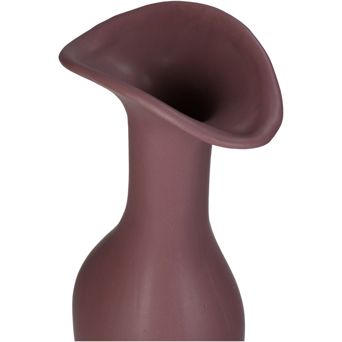 Trendhopper Vase Organic Aubergine 33 cm