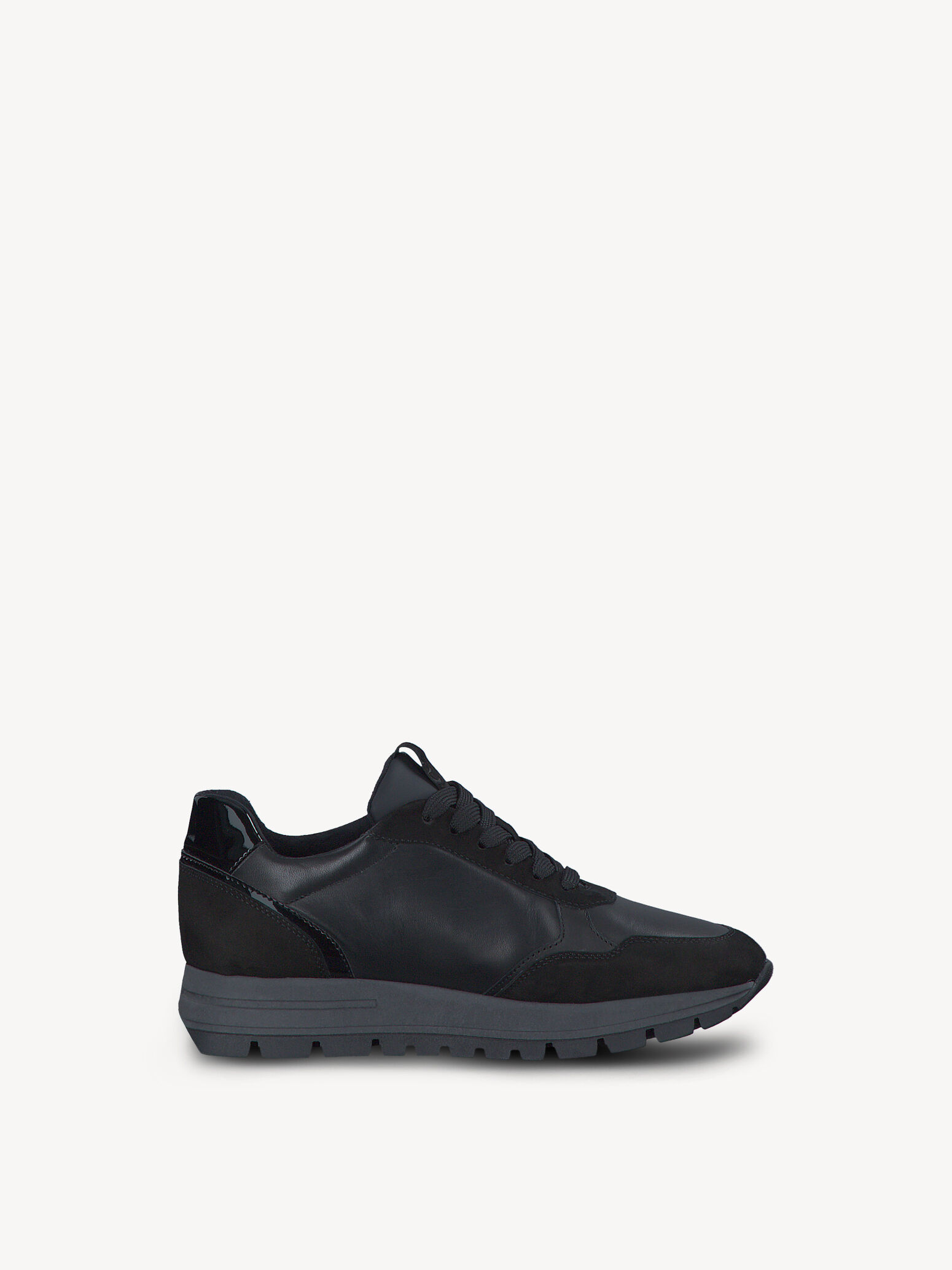 Basket en cuir - noir