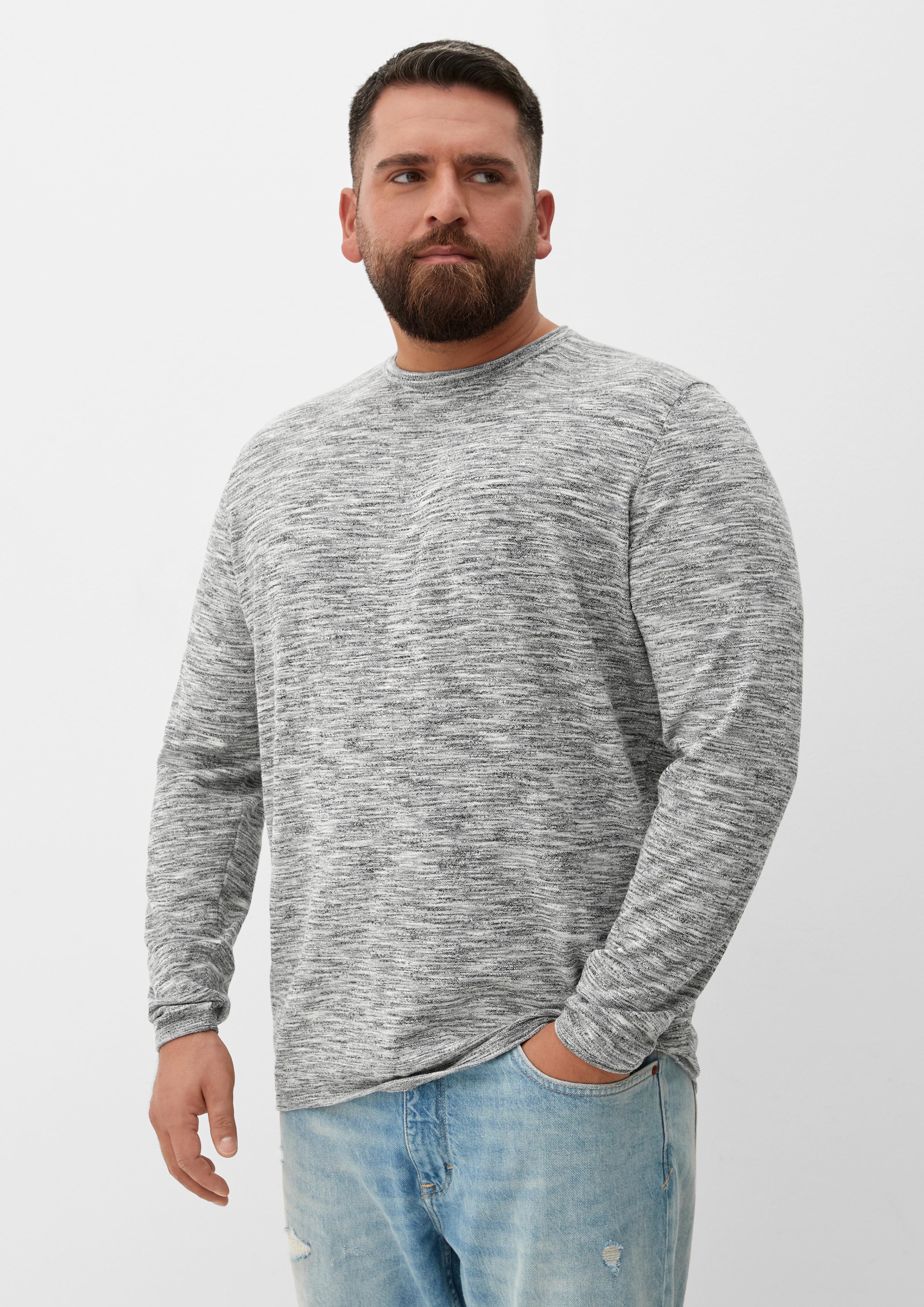 Melierter Feinstrickpullover  2133031-99X0
