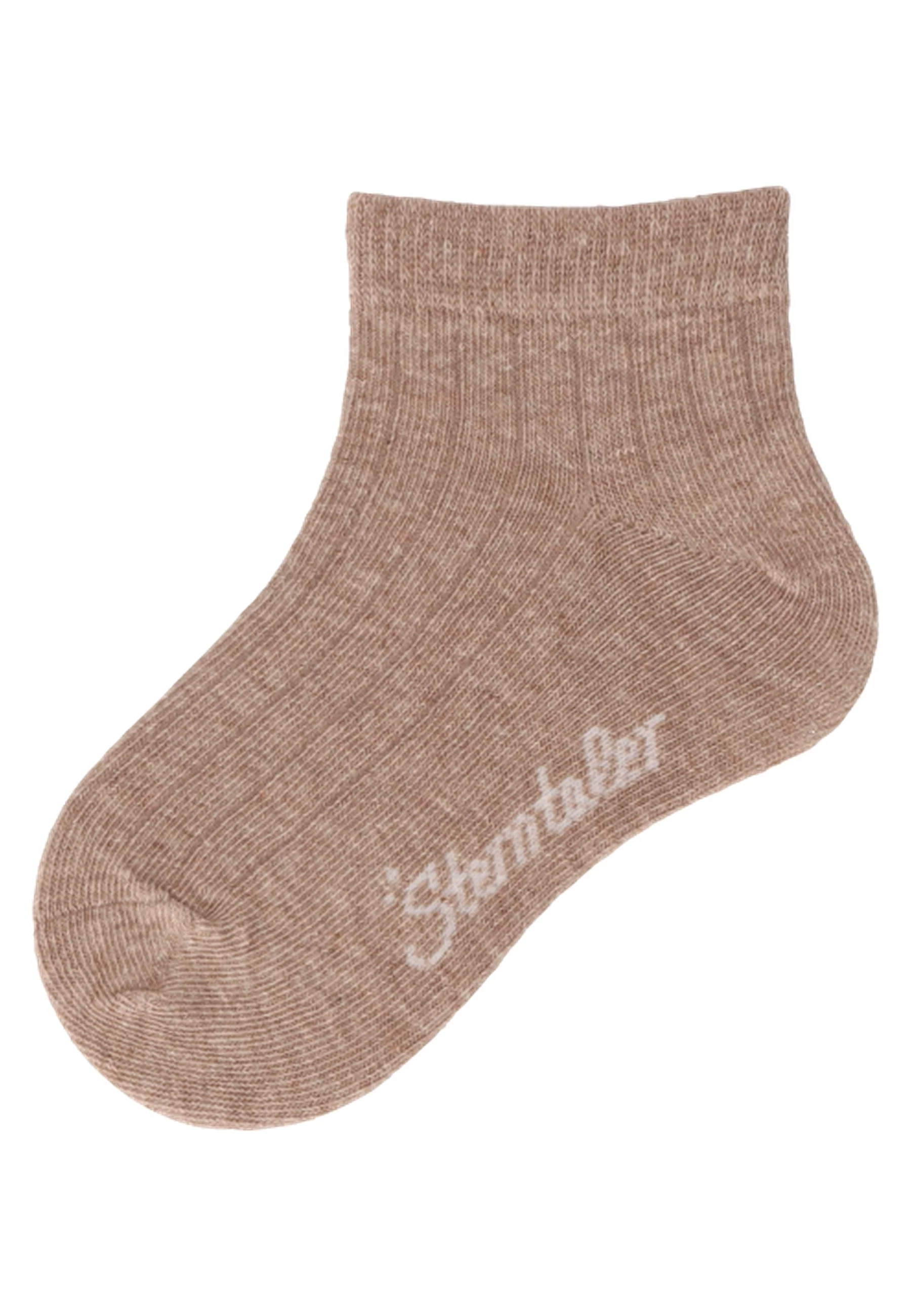 Socken im 3er Pack mit Rippenoptik in versch. Farben