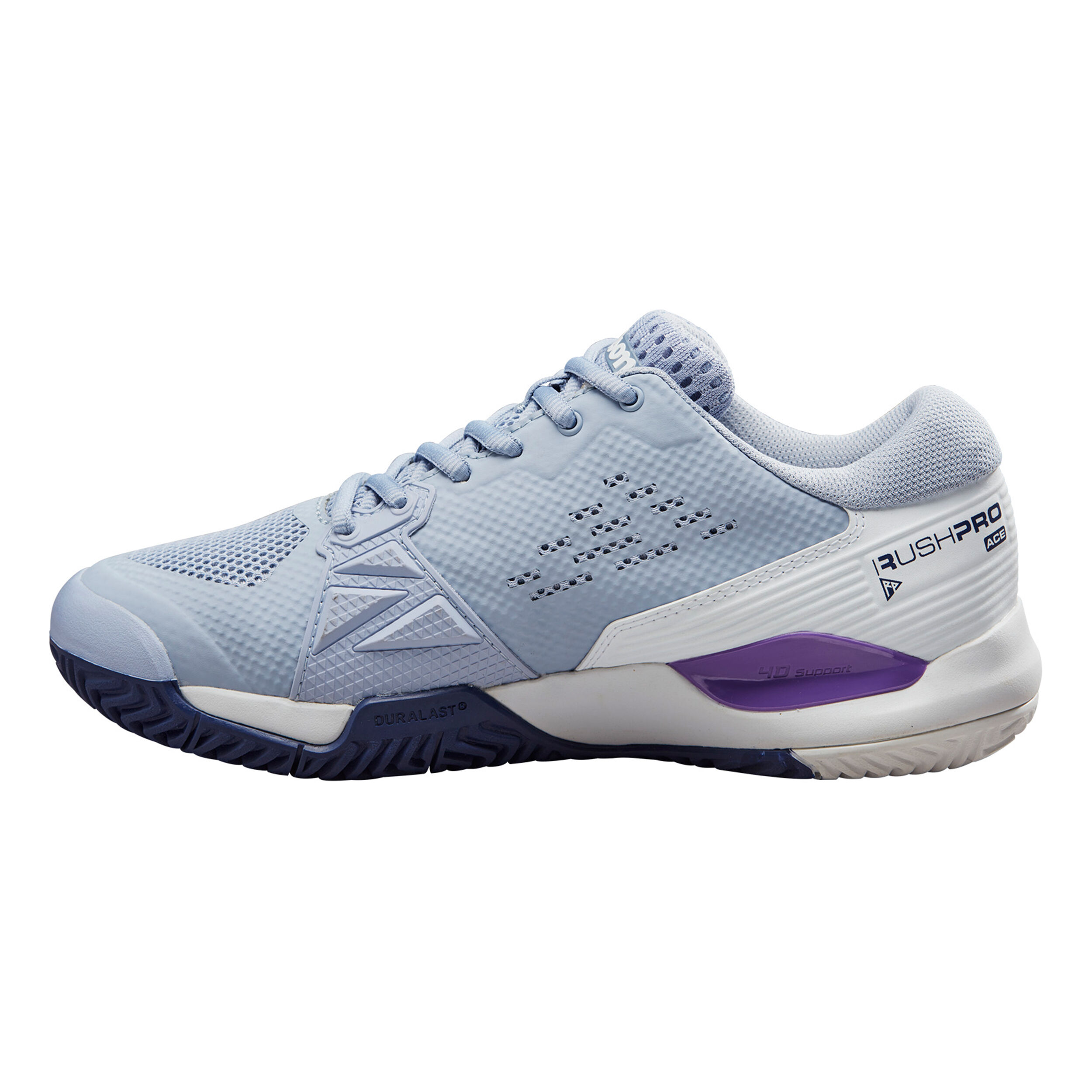 Rush Pro ACE Allcourtschuh Damen - Weiß, Blau