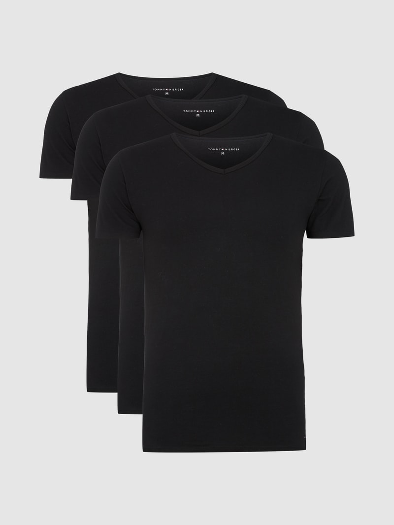 T-Shirt im 3er-Pack in schwarz