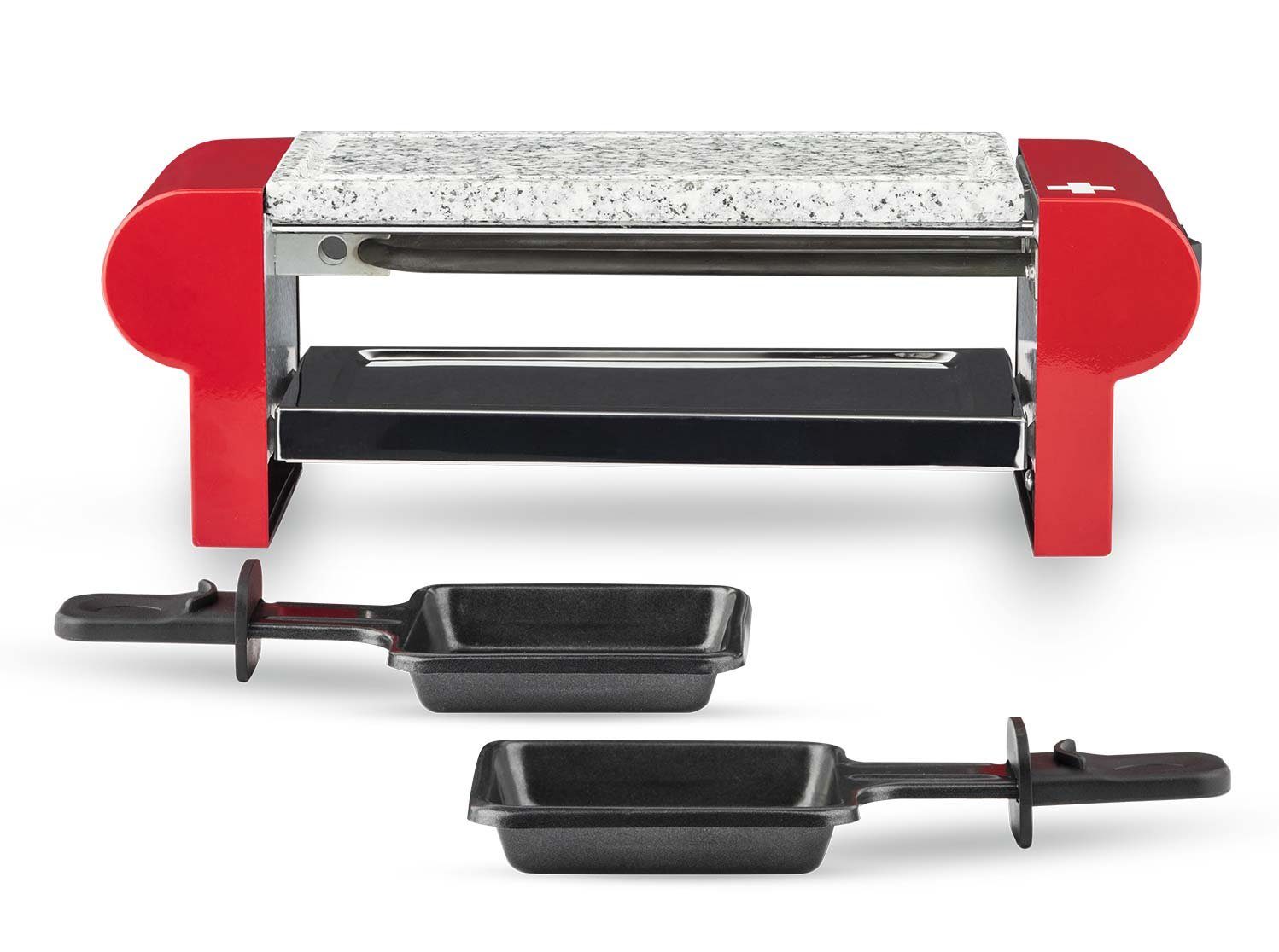 H.Koenig Raclette RP2 kleines kompaktes Raclette für 2 Personen, 350 W