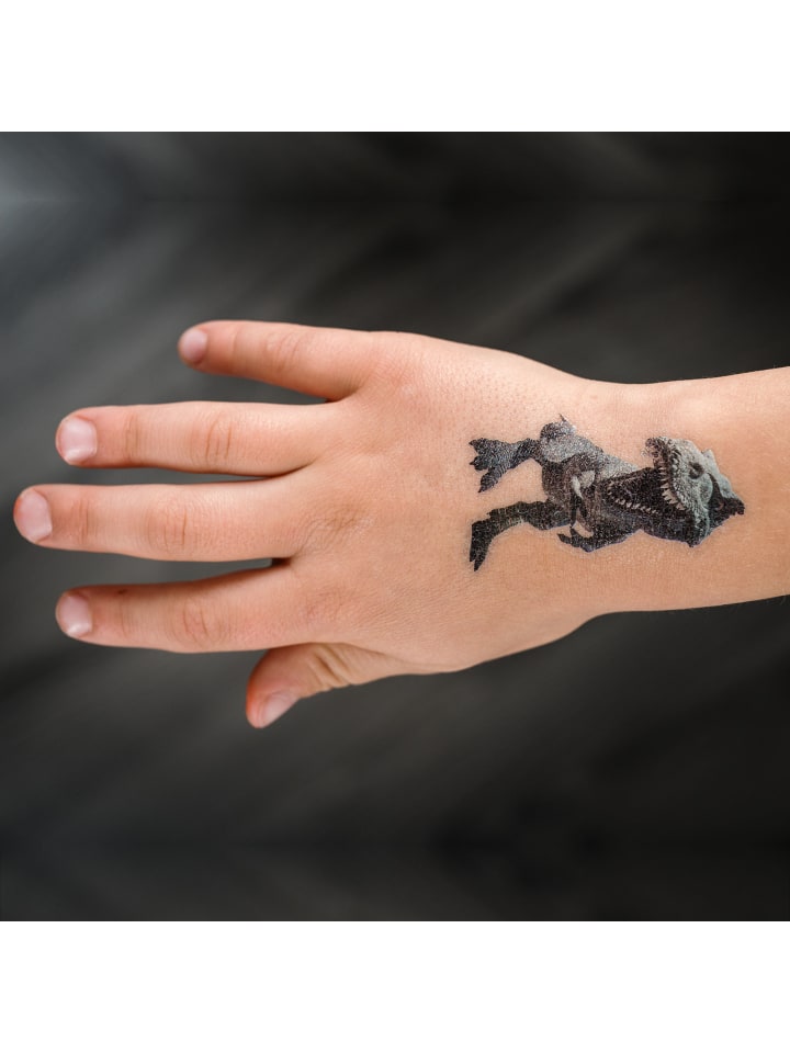 ROTH Kinder-Tattoos Tyrannosaurus 2 Bogen in Grün günstig kaufen onesize
