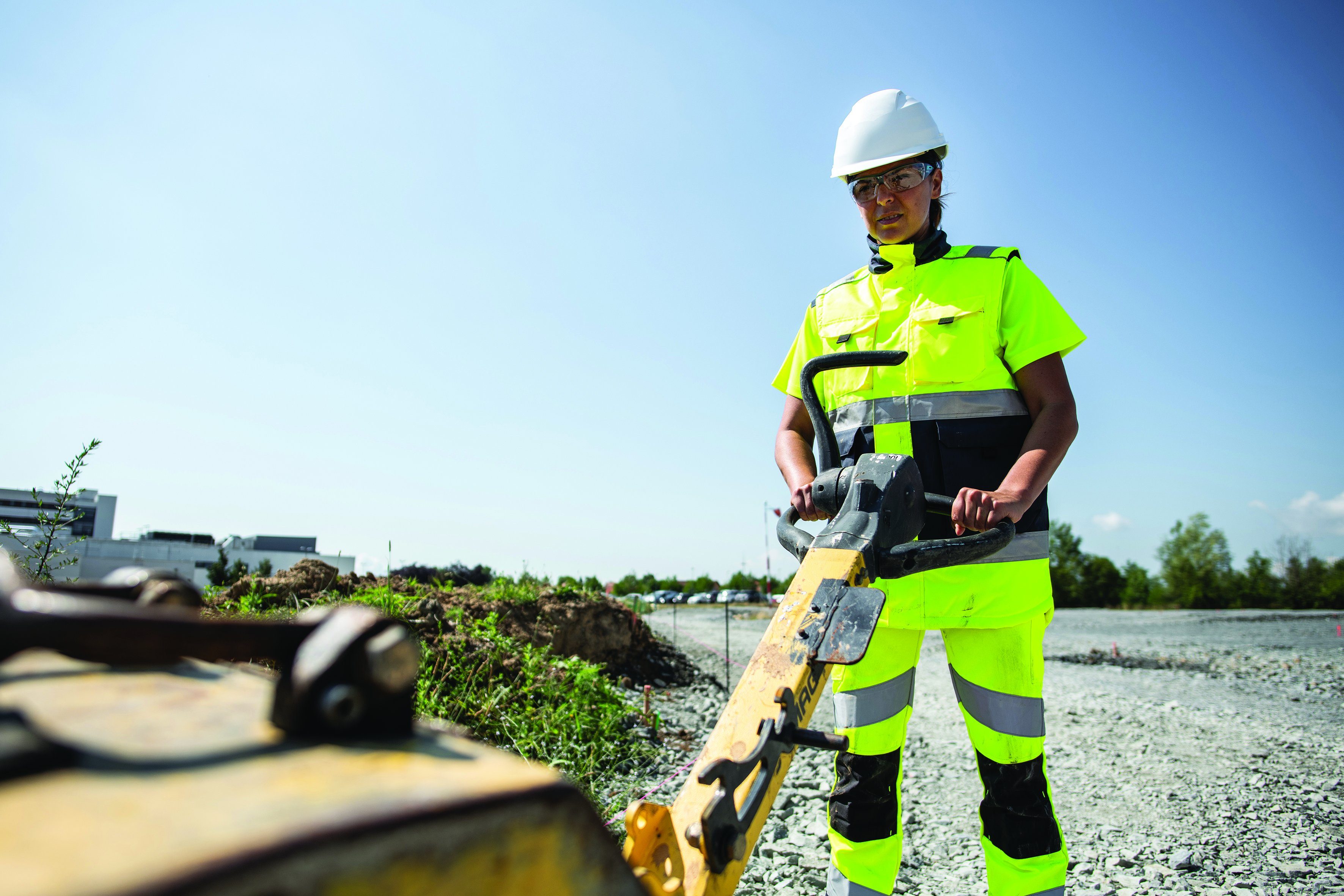 Cepovett Arbeitsbundhose Unisex Warnschutz 
