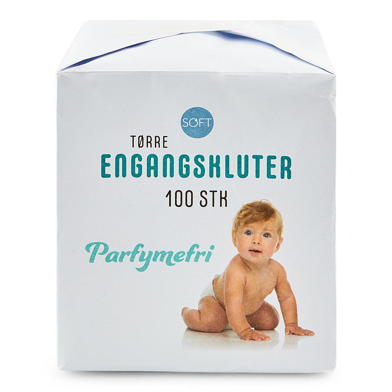 Soft Engangsklut baby 100-pk Soft