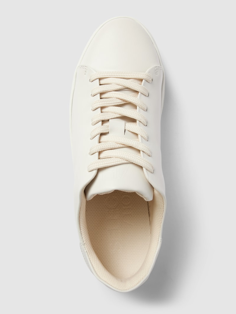 Sneaker aus echtem Leder Modell 'DAVID' in offwhite