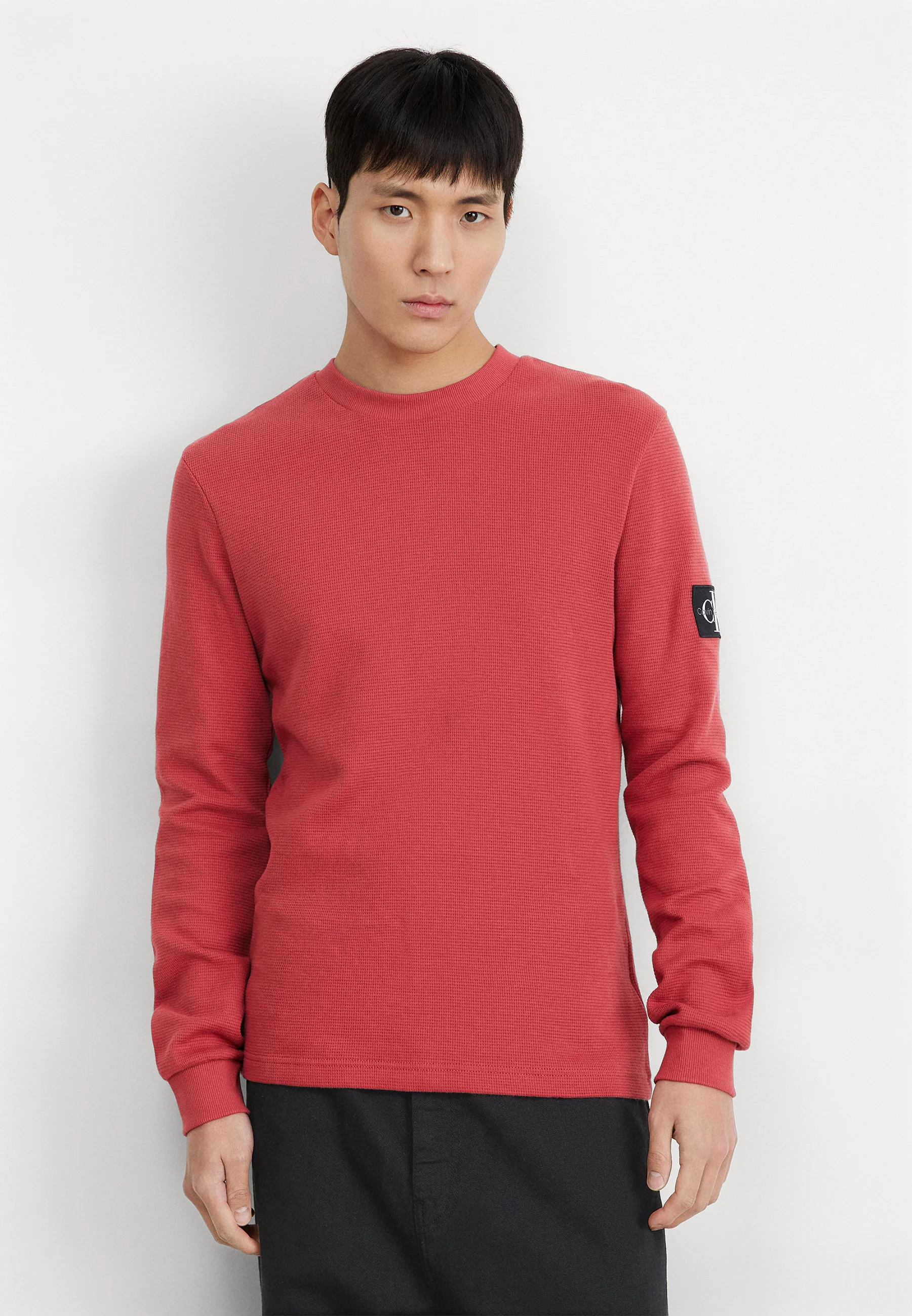 Calvin Klein Jeans BADGE WAFFLE - Suéter
