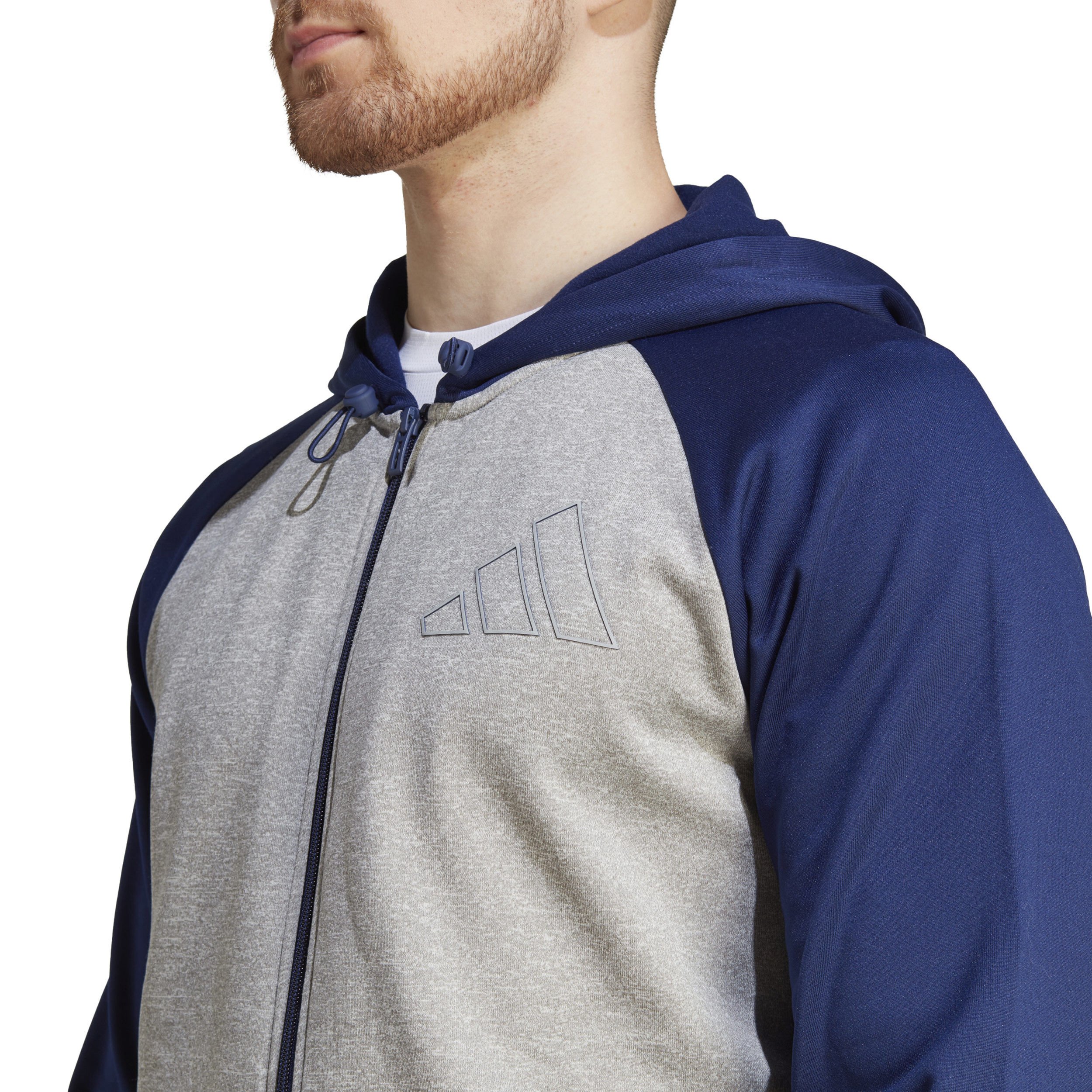 GG Big Logo Sweatjacke Herren - Grau, Dunkelblau