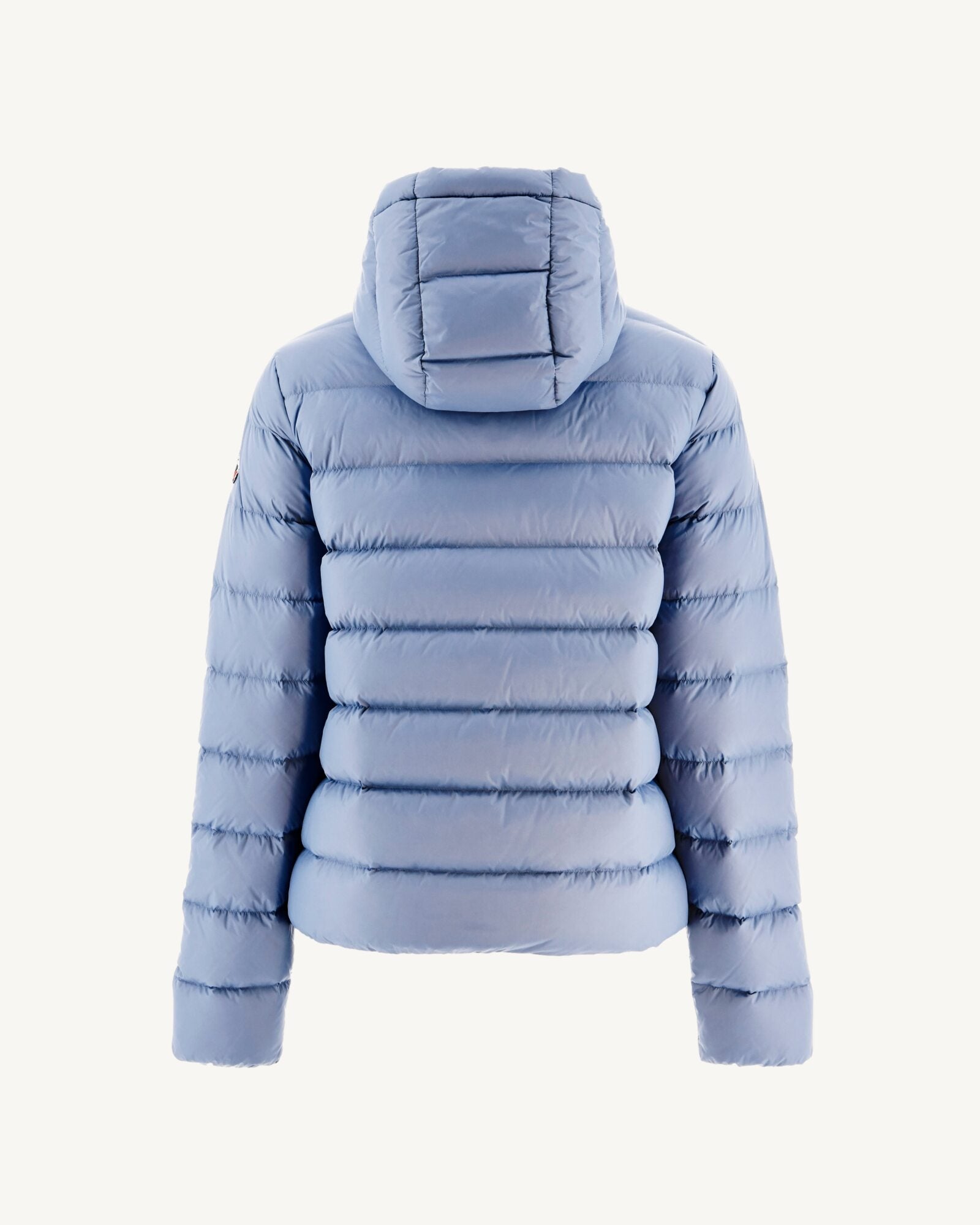 Doudoune droite à capuche Bleu délavé Jane