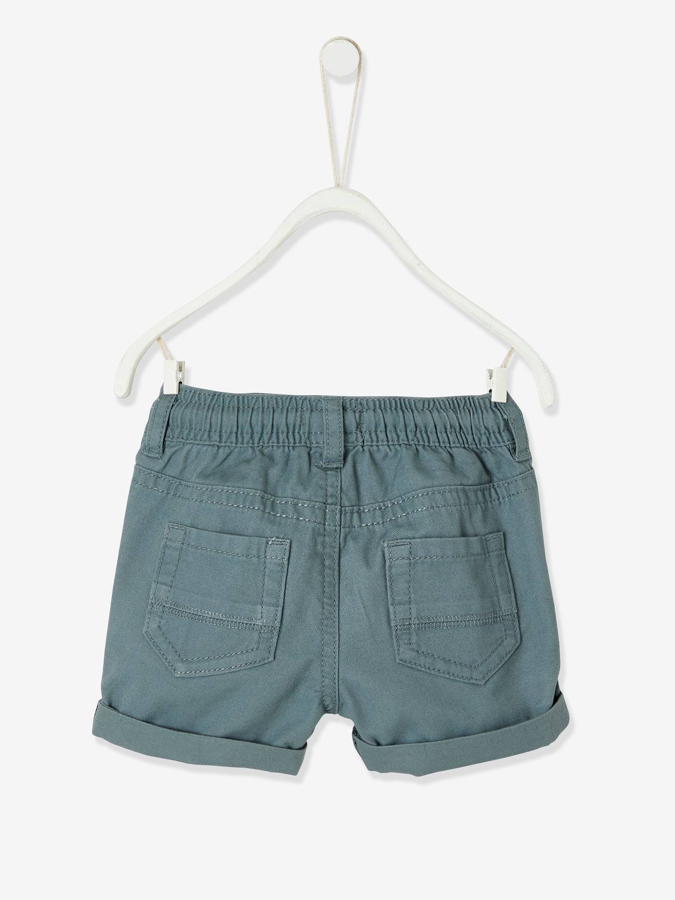 Vertbaudet Jungen Baby Shorts mit Dehnbund Oeko-Tex - camelfarben