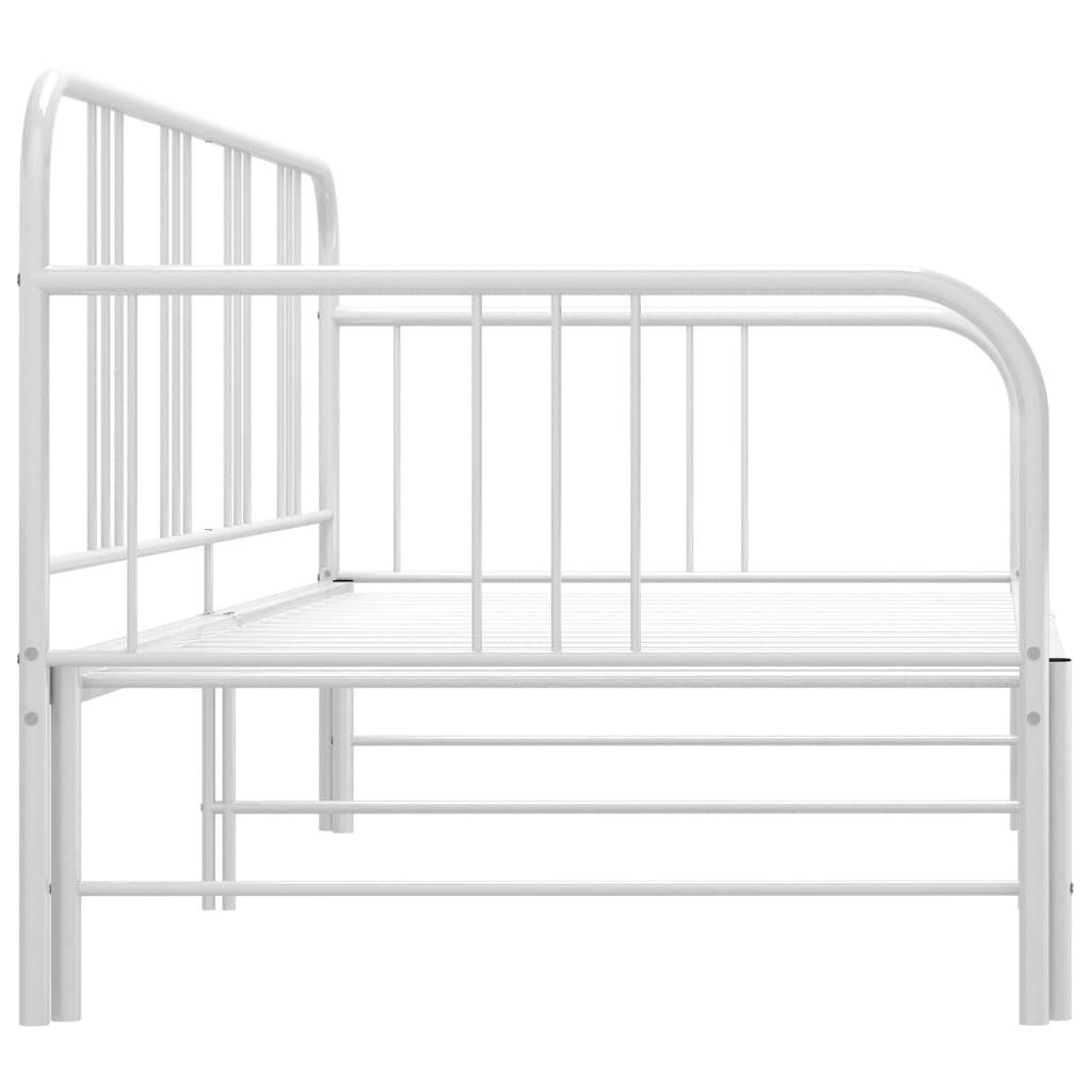 DOTMALL Metallbett Vielseitige Sofabett, mit ausziehbarer Liegefläche, 90-180x200 cm