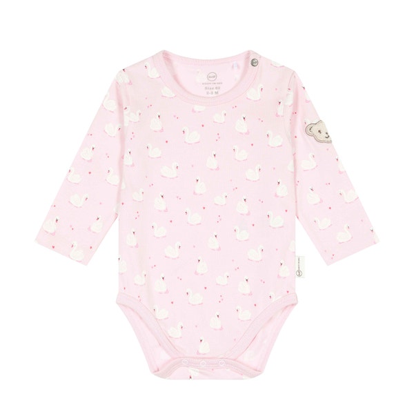 Body langarm, rosa für Mädchen