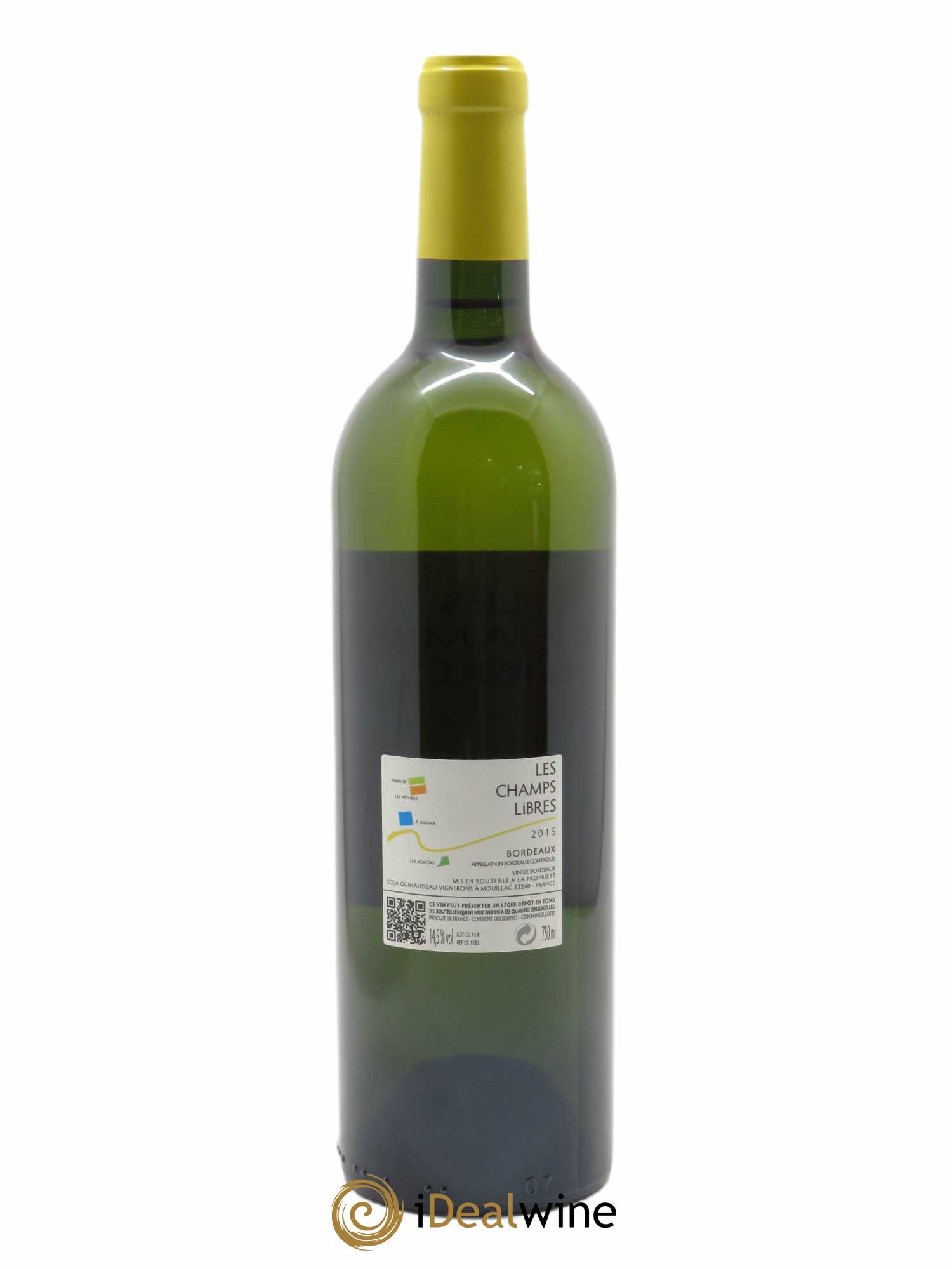 Les Champs Libres (CBO à partir de 3 bts) 2015 - Lot de 1 Bouteille