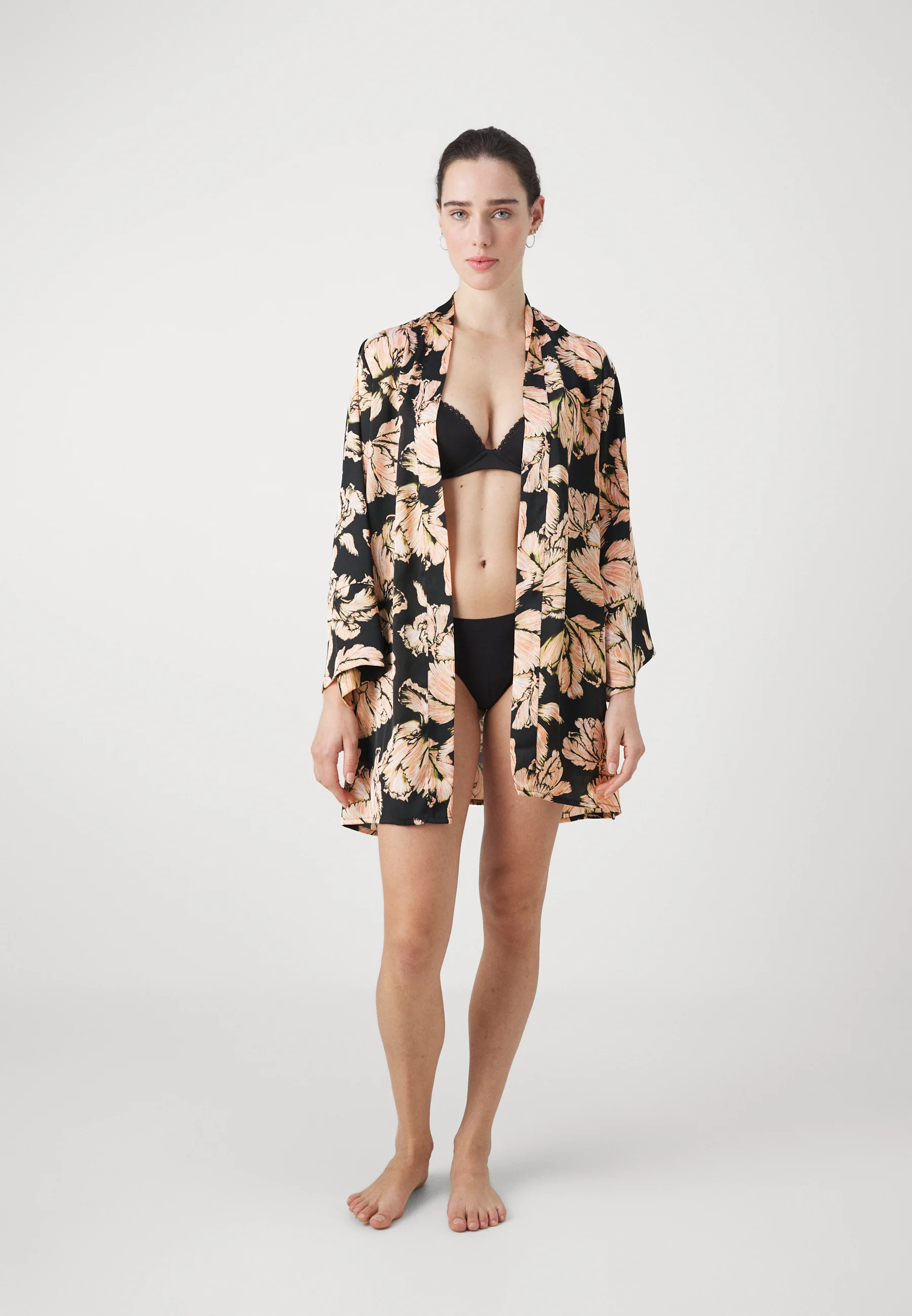 Hunkemöller KIMONO FLORAL NIGHTS - Albornoz