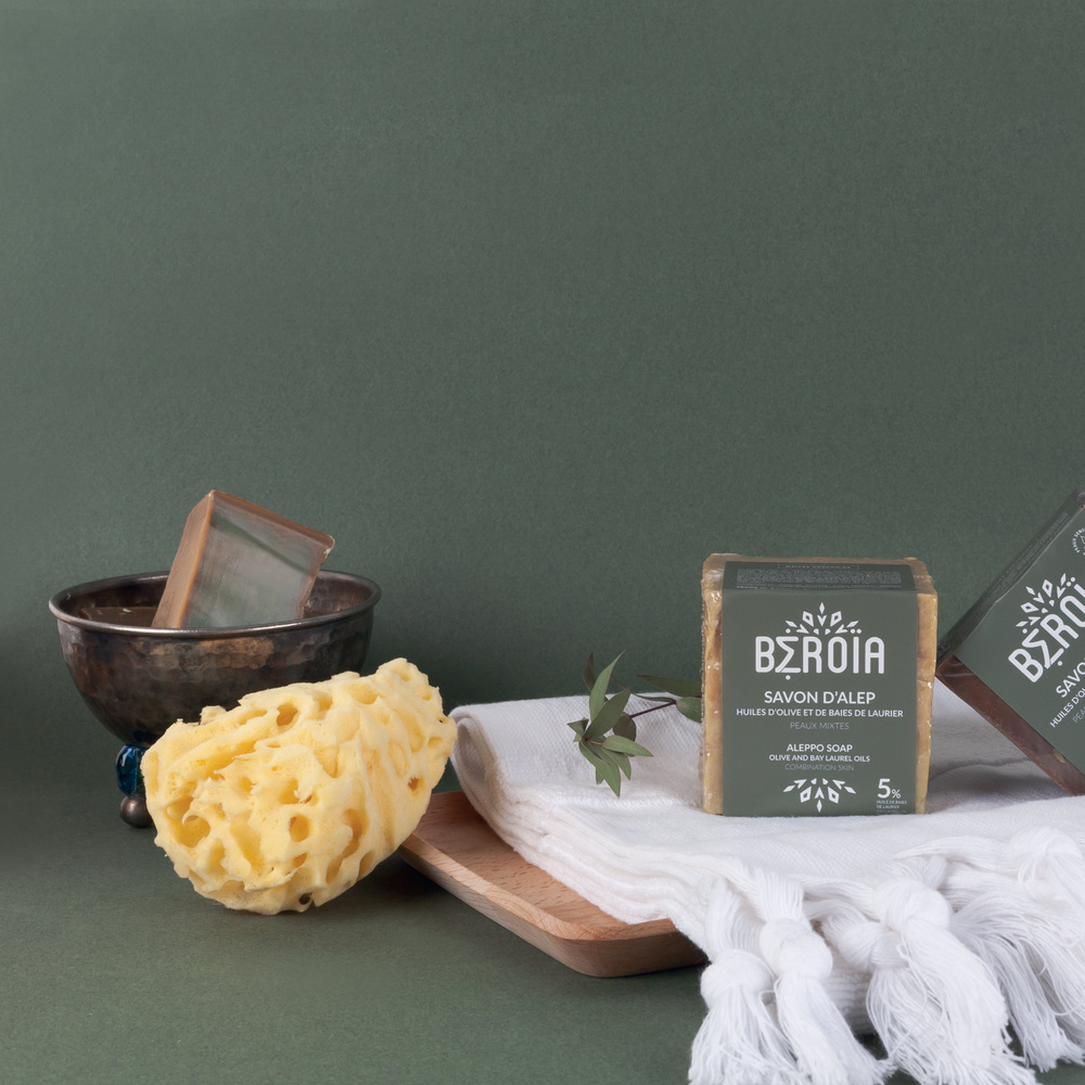 beroia Savon d'Alep 5% HBL 200g Savon solide