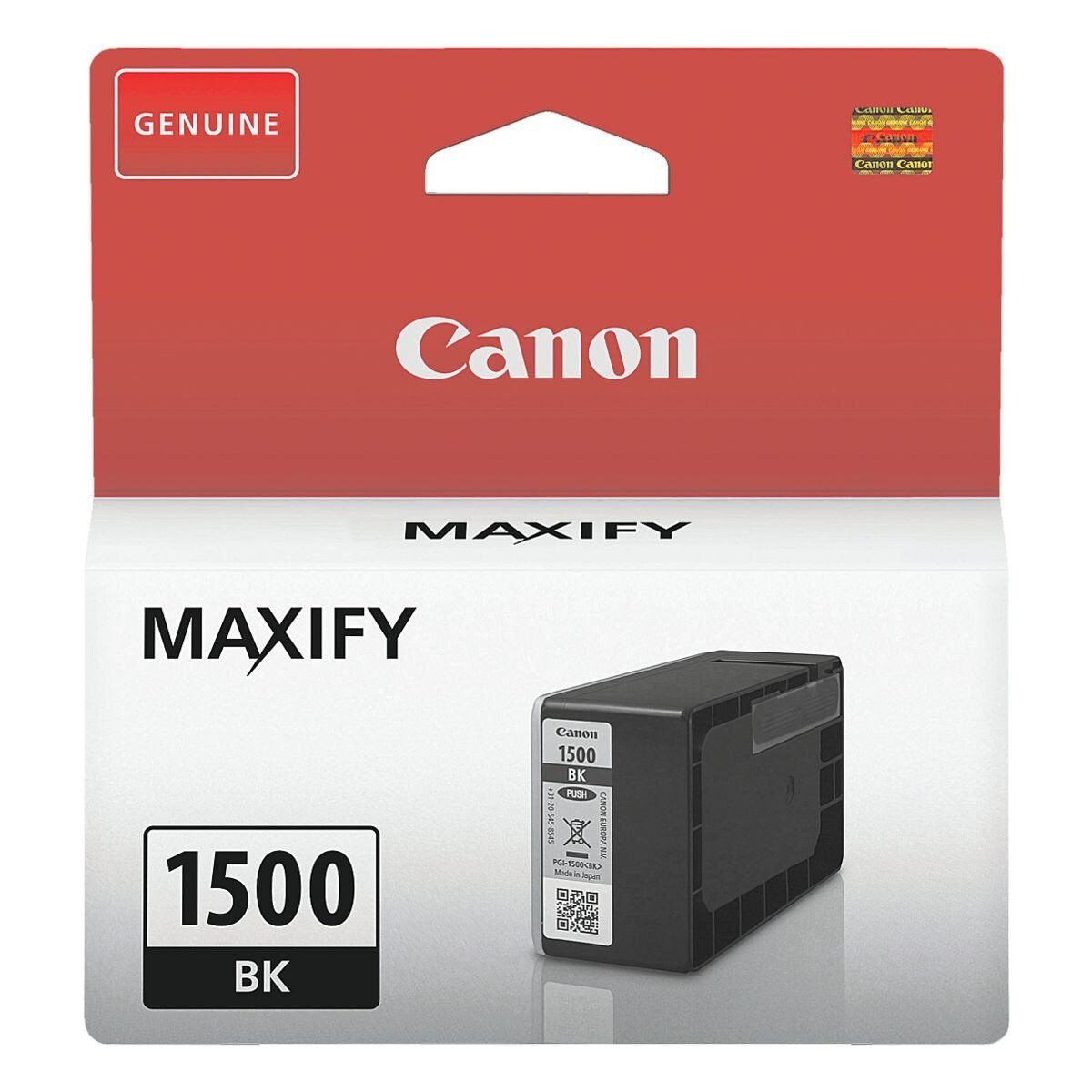 Canon PGI-1500 BK Tintenpatrone (1-tlg., Original Druckerpatrone, schwarz)