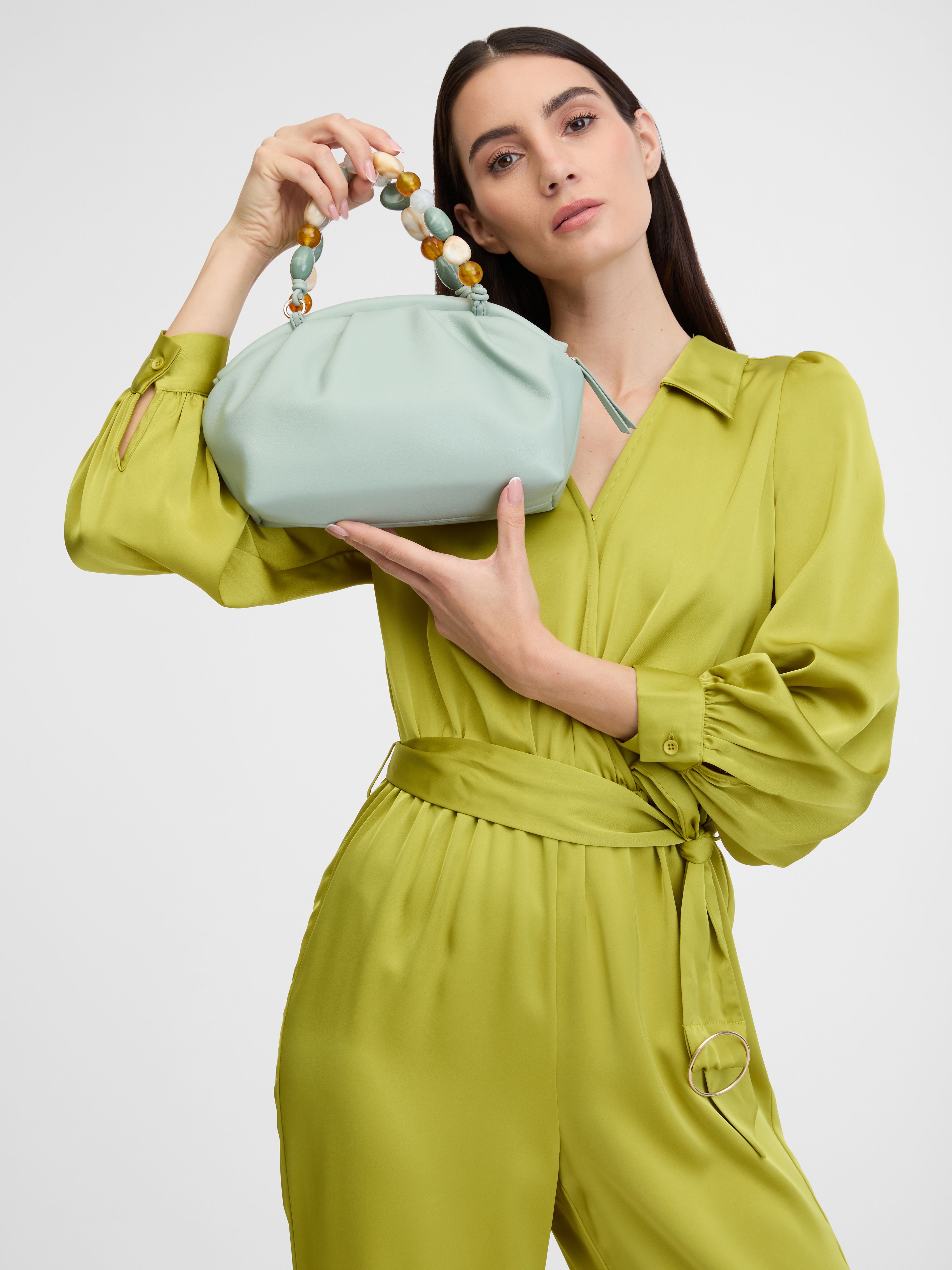 Türkisfarbene Damenhandtasche ORSAY