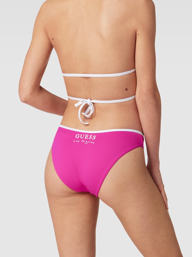 Bikini-Hose mit elastischem Bund Modell 'SPORTY CHIC' in pink